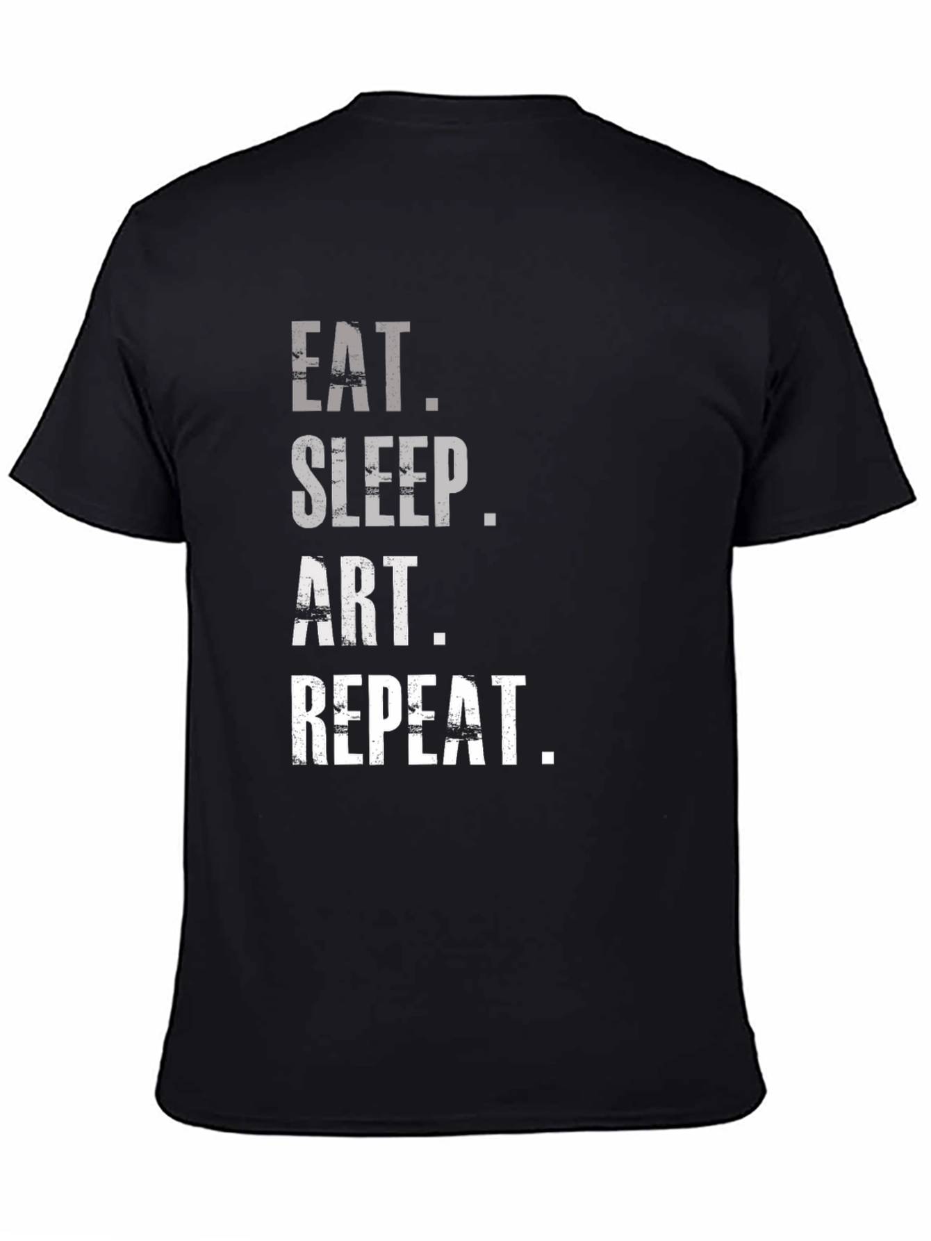 Eat Sleep Art Repeat Graphic Tee