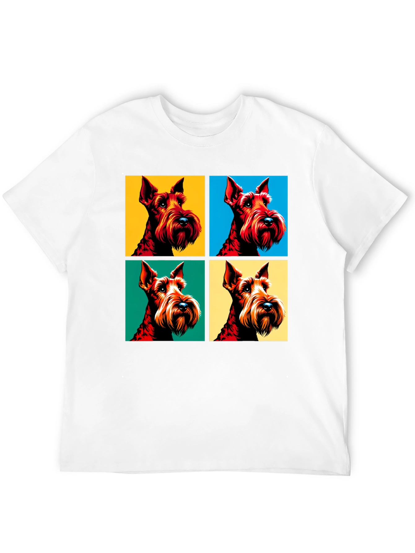 Pop Art Dog Graphic Tee - Cool Canine Design