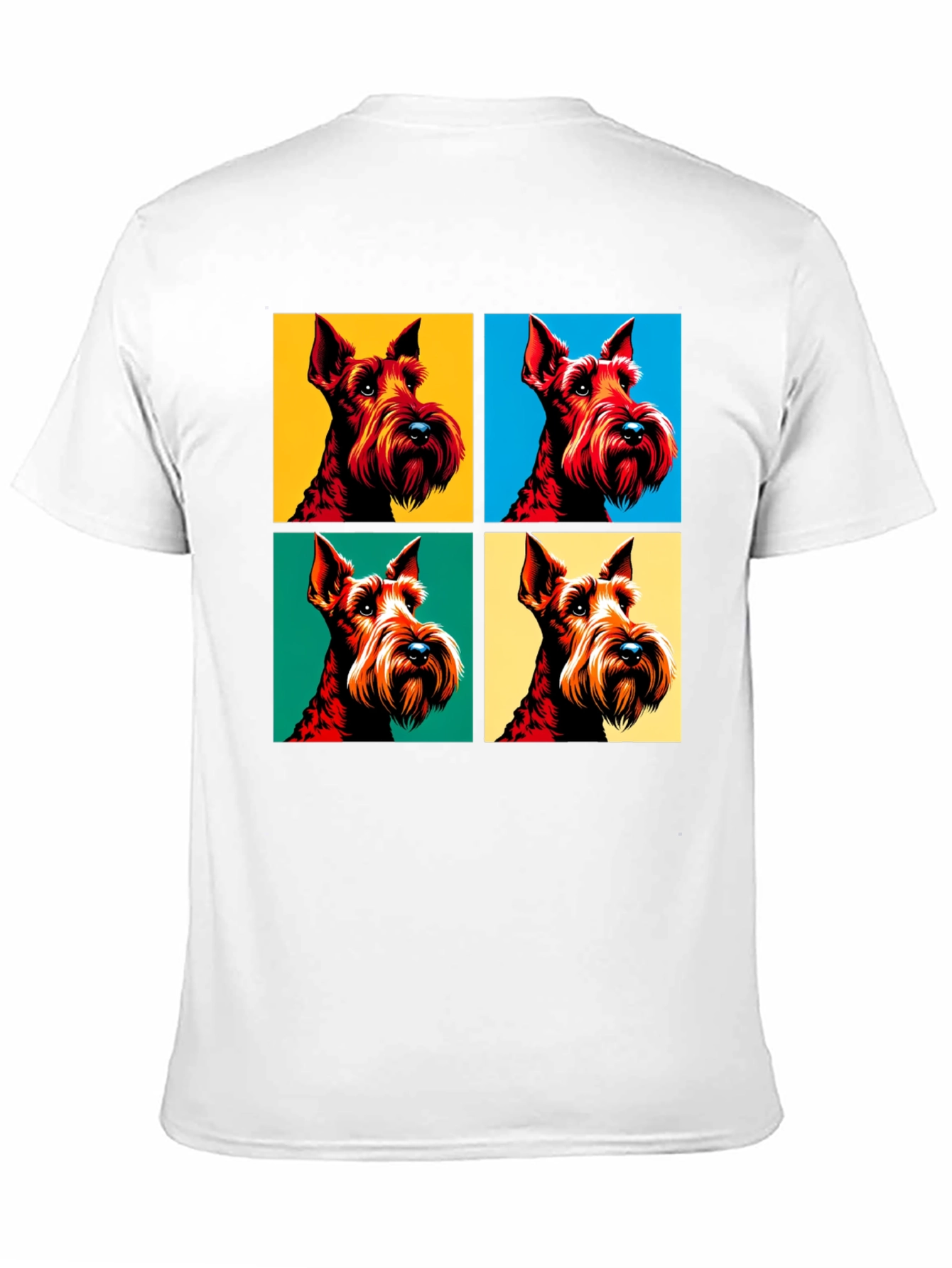 Pop Art Dog Graphic Tee - Cool Canine Design