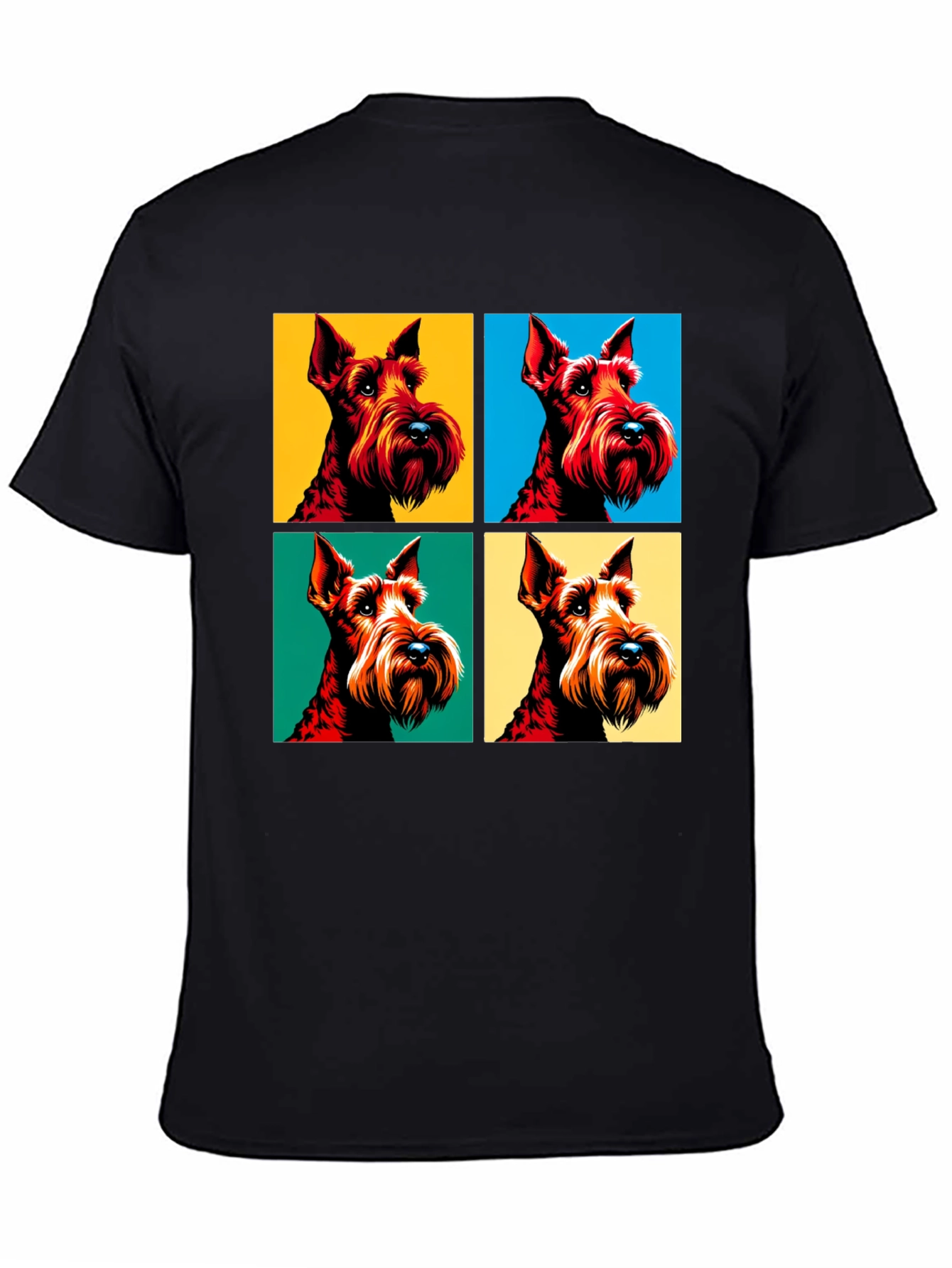 Pop Art Dog Graphic Tee - Cool Canine Design