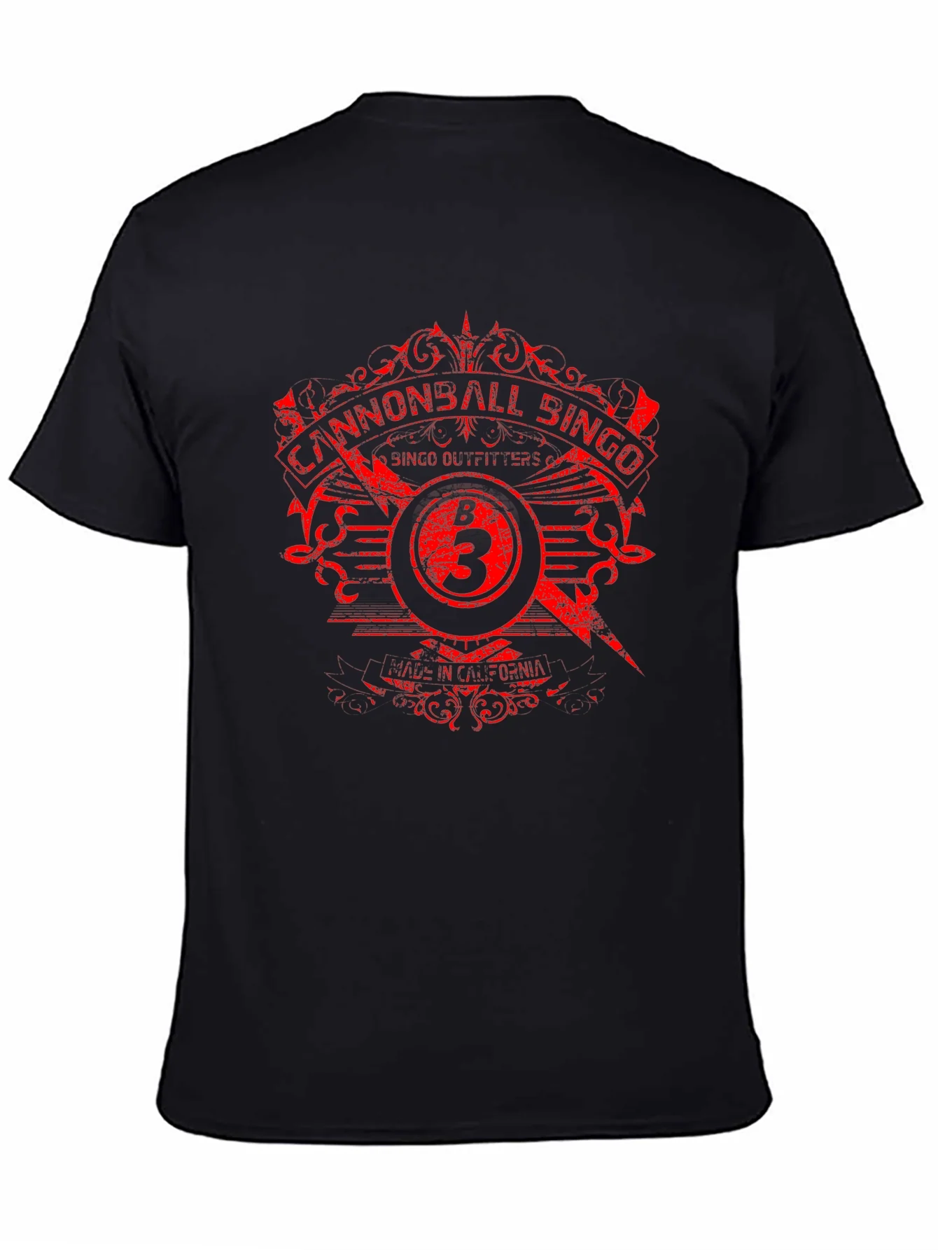 Cannonball Bingo Graphic Tee - Black T-Shirt
