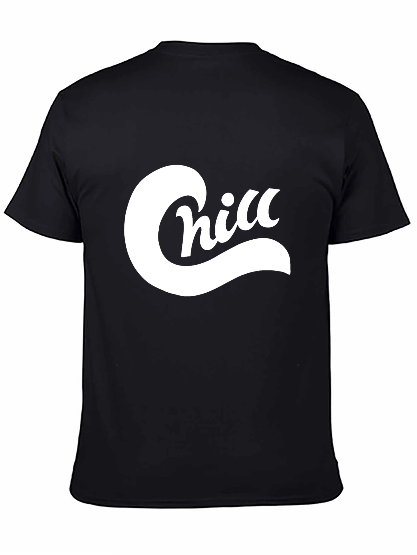 Chill Graphic Tee - Cool & Casual Black T-Shirt