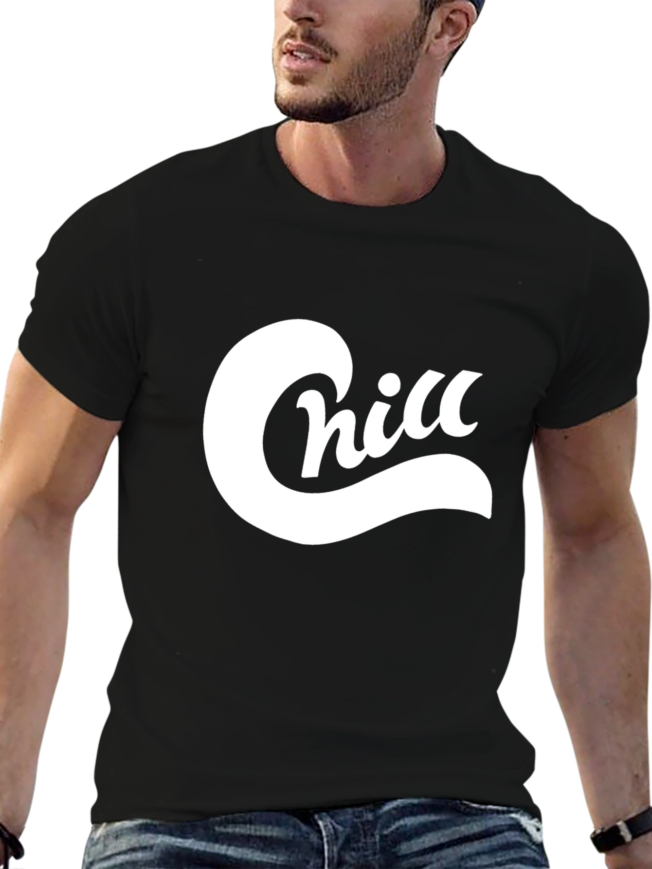 Chill Graphic Tee - Cool & Casual Black T-Shirt
