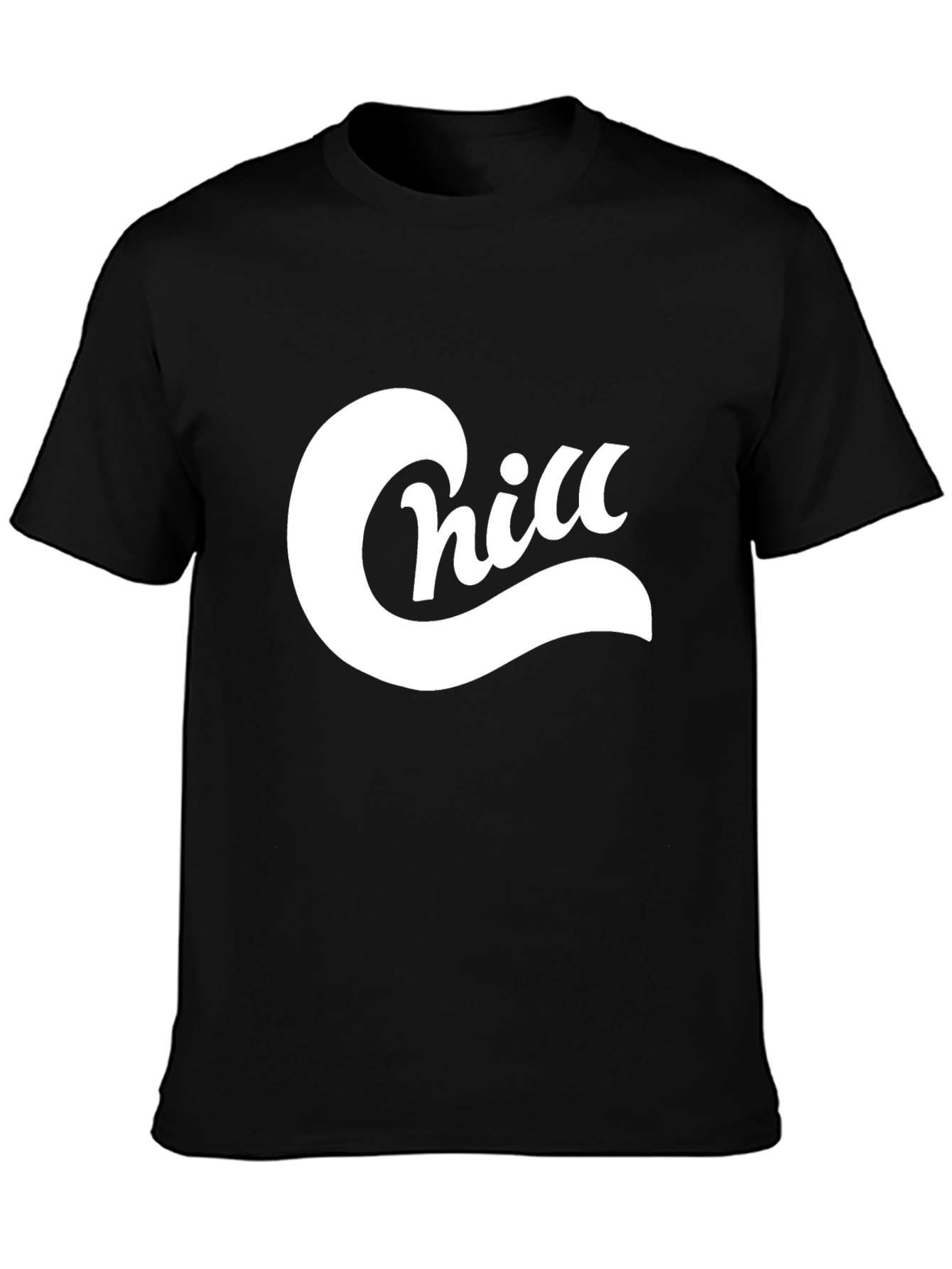 Chill Graphic Tee - Cool & Casual Black T-Shirt