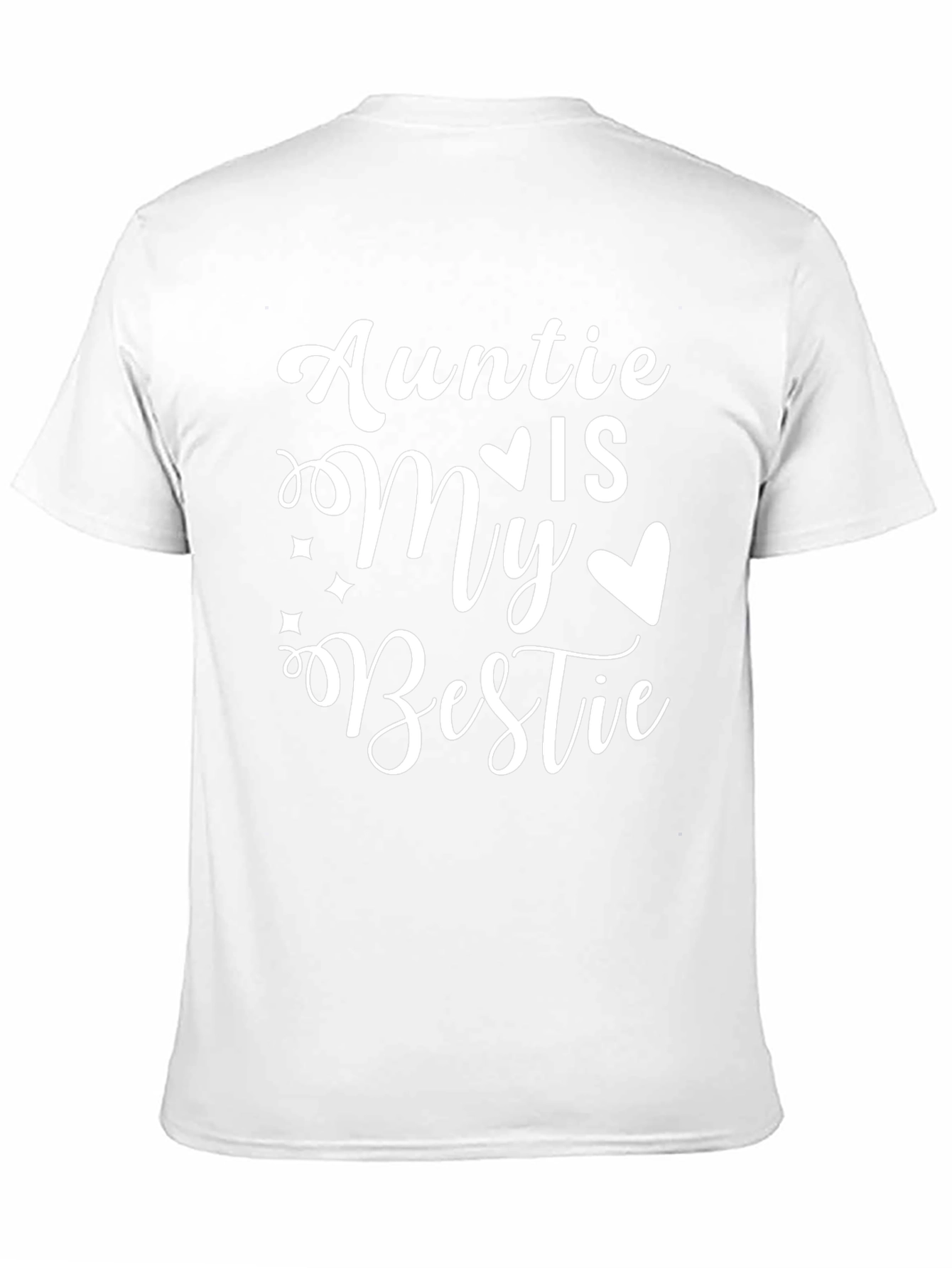 Auntie Is My Bestie - Black T-Shirt