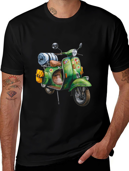 Vintage Scooter Graphic T-Shirt