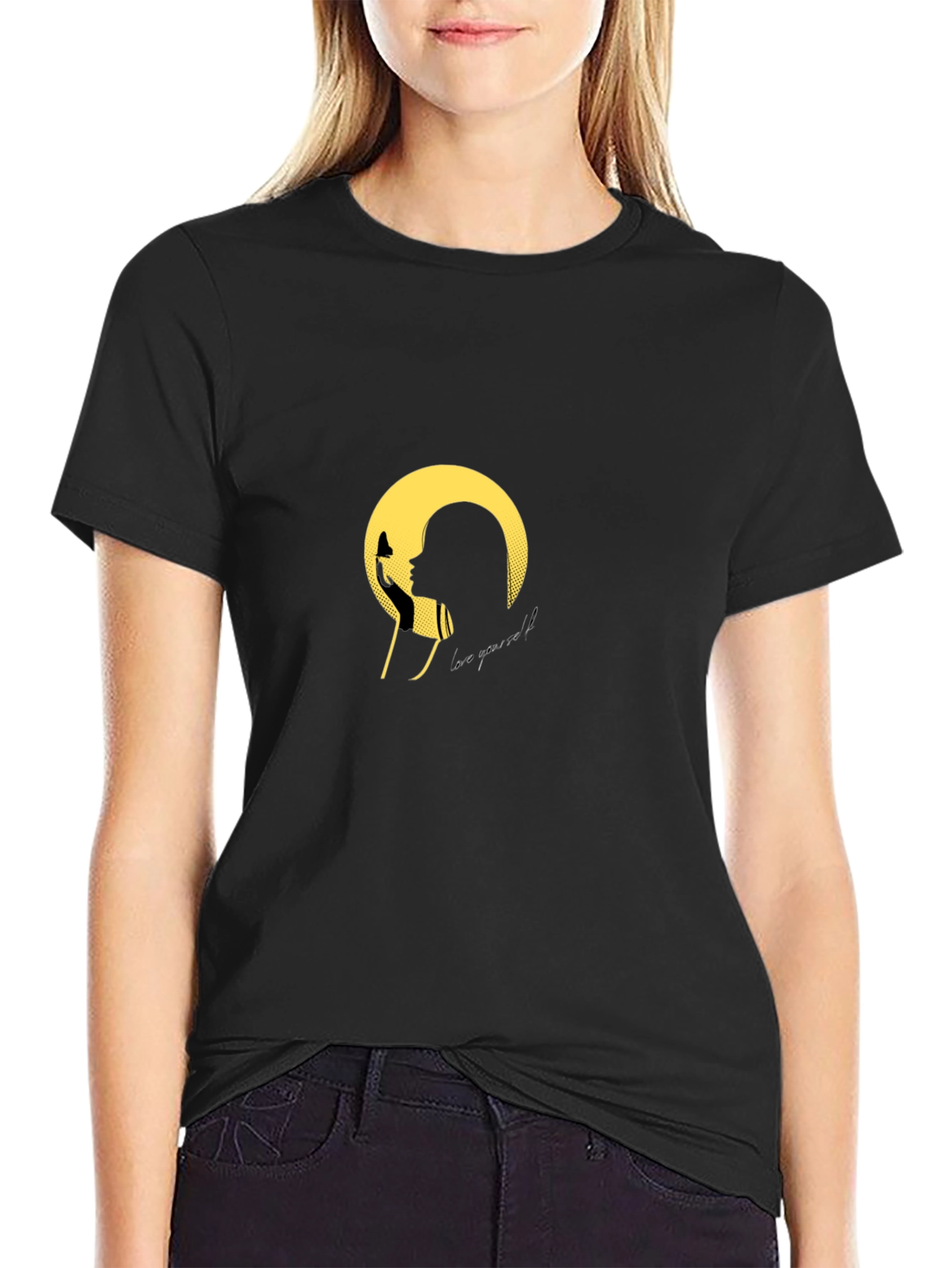 Graphic Tee - Silhouette & Positive Affirmation