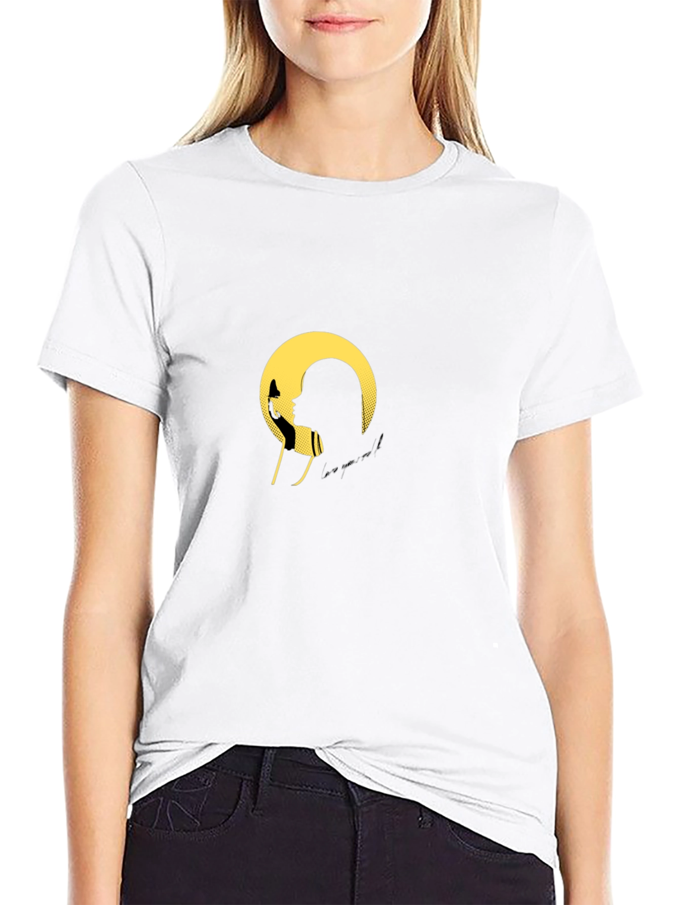 Graphic Tee - Silhouette & Positive Affirmation
