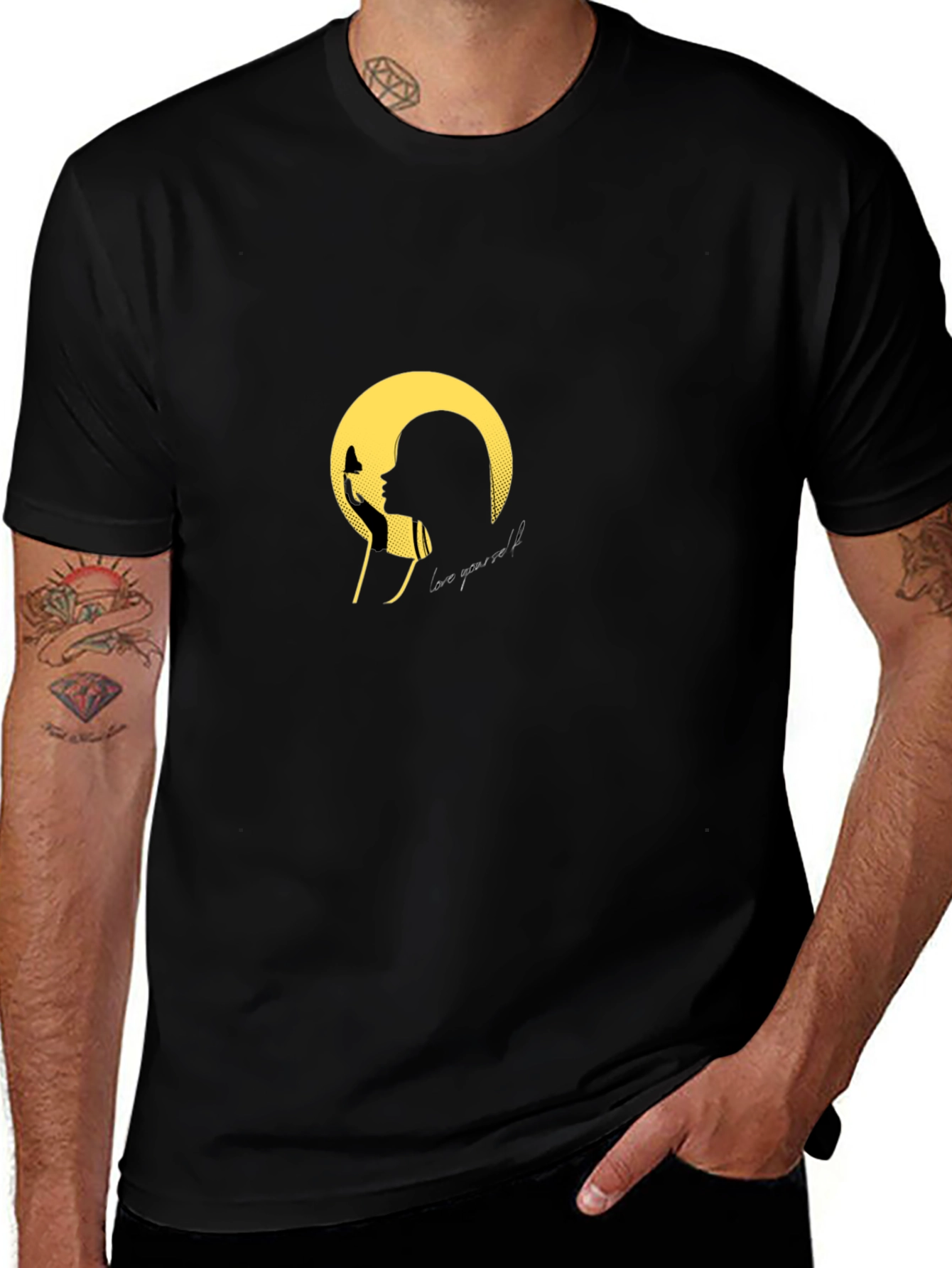 Graphic Tee - Silhouette & Positive Affirmation