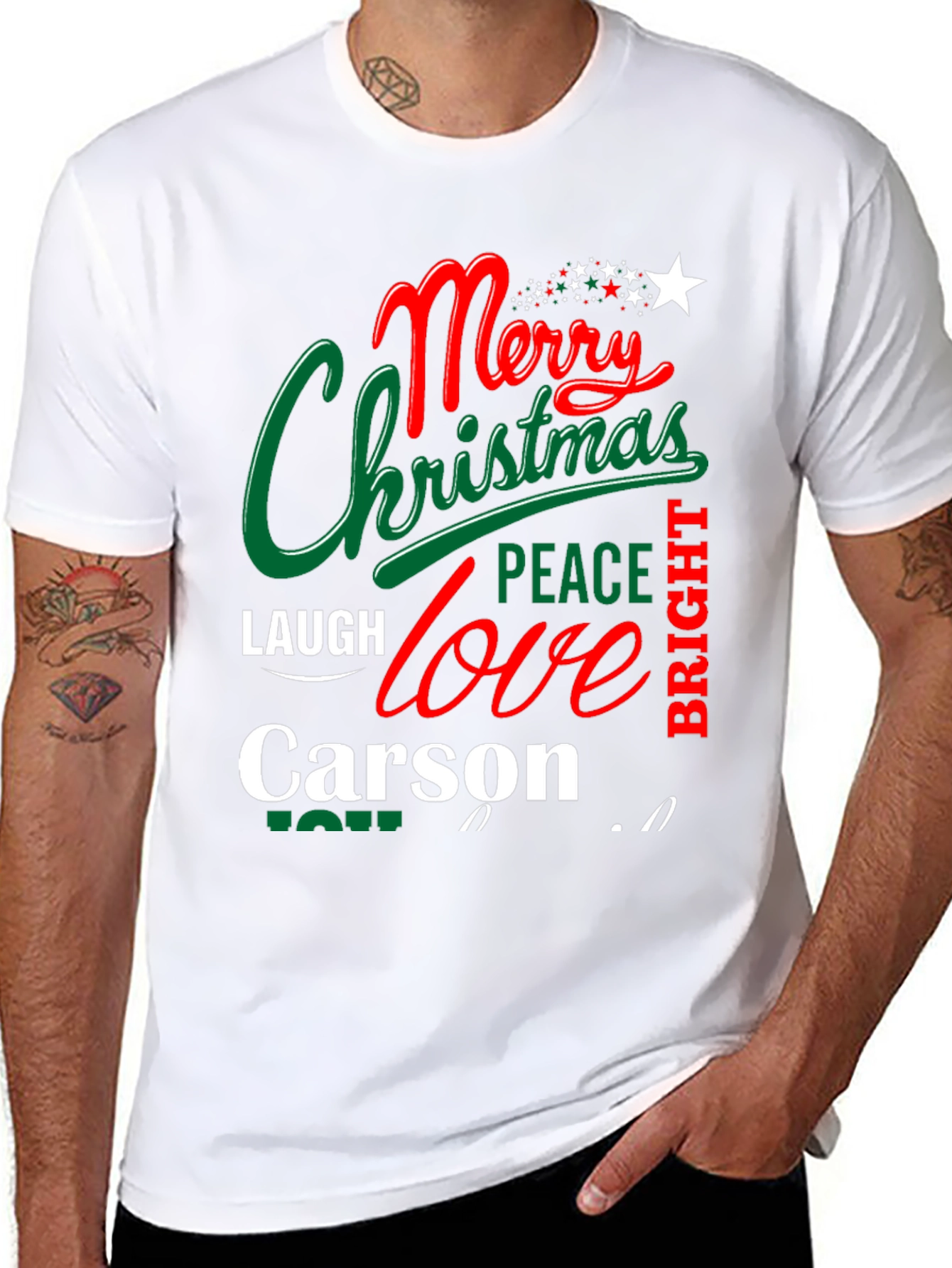 Merry Christmas Carson Holiday T-Shirt
