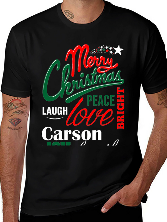 Merry Christmas Carson Holiday T-Shirt