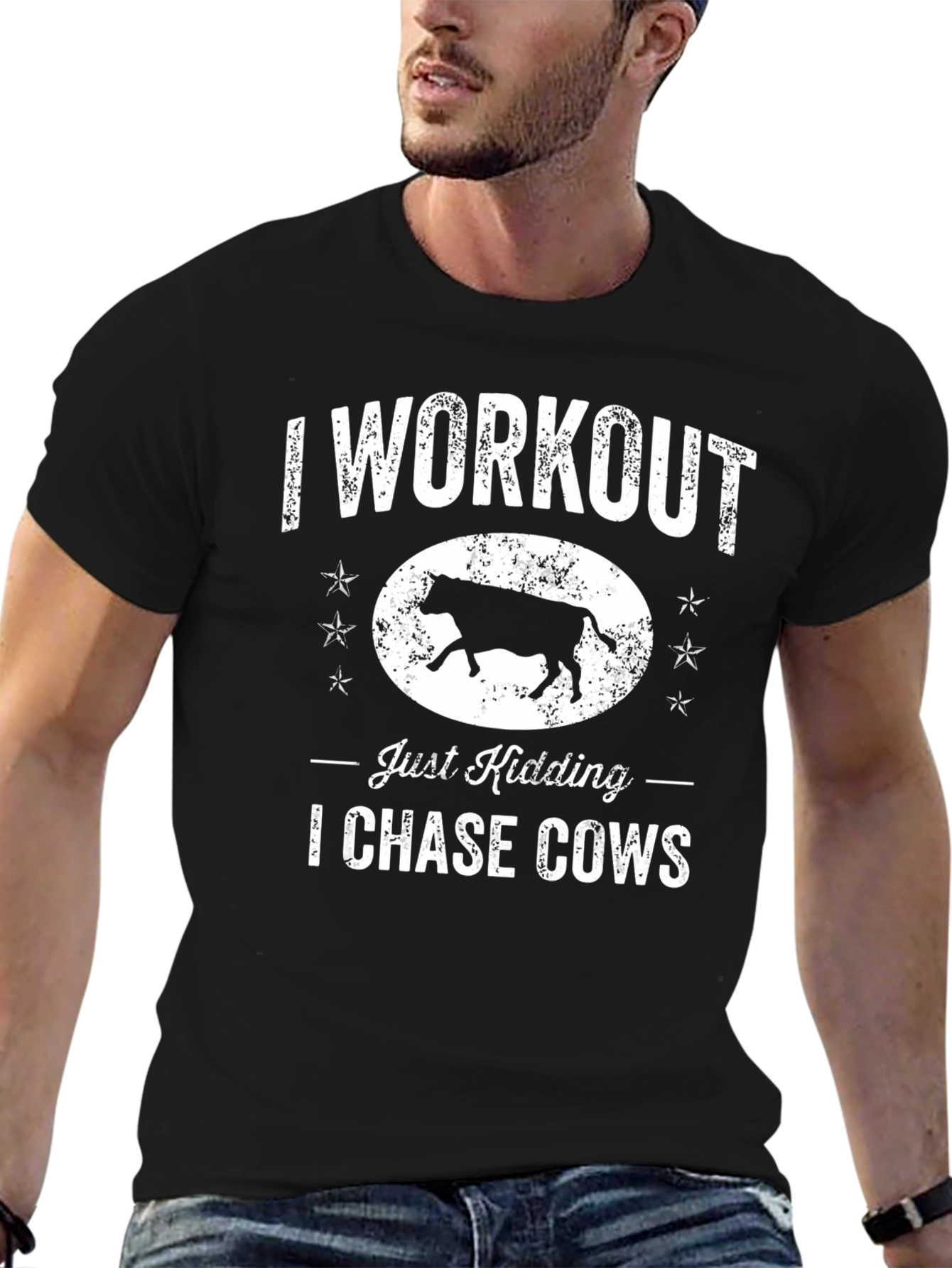 I Chase Cows Graphic Tee