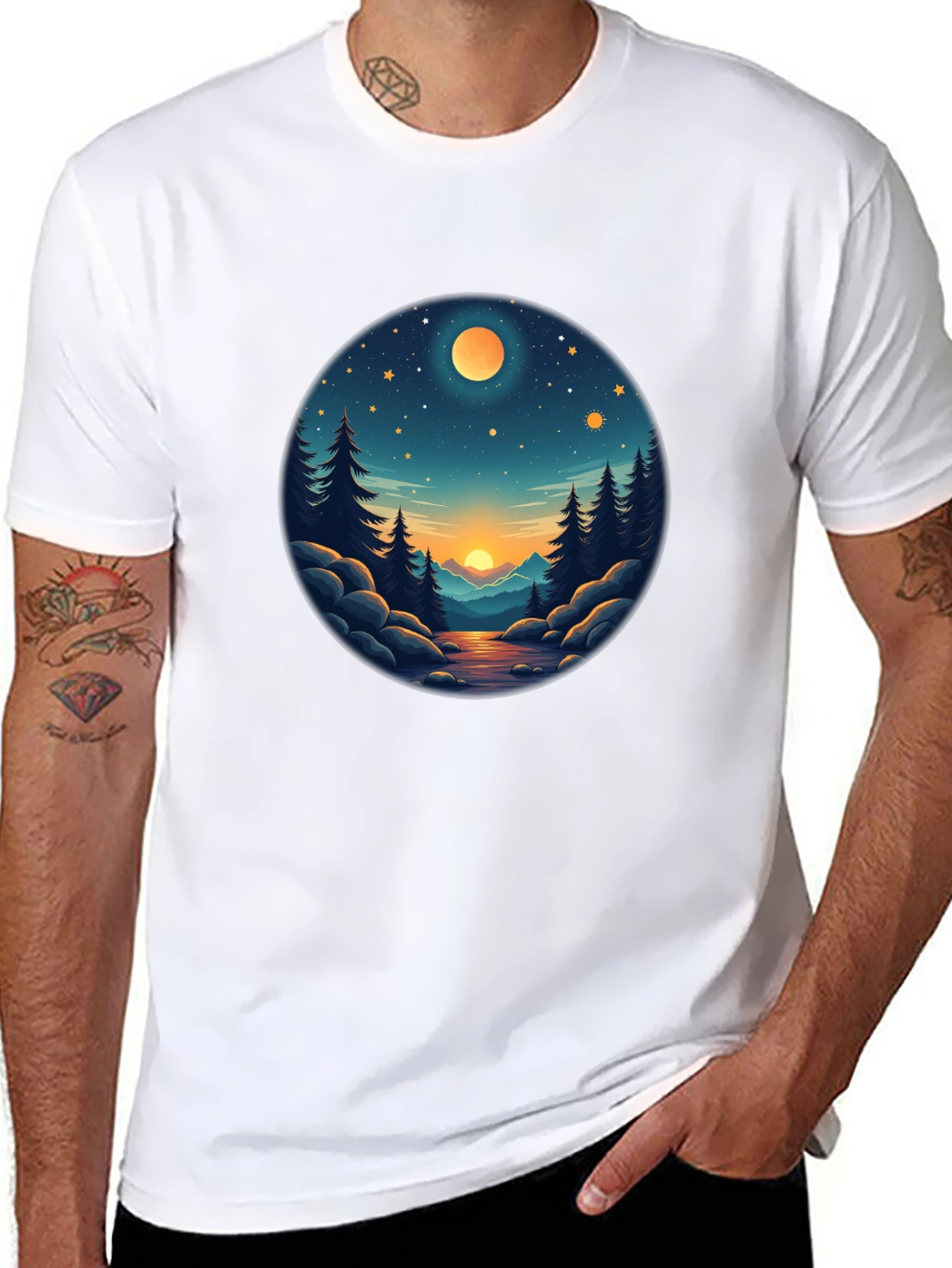 Natures Nightscape Tee