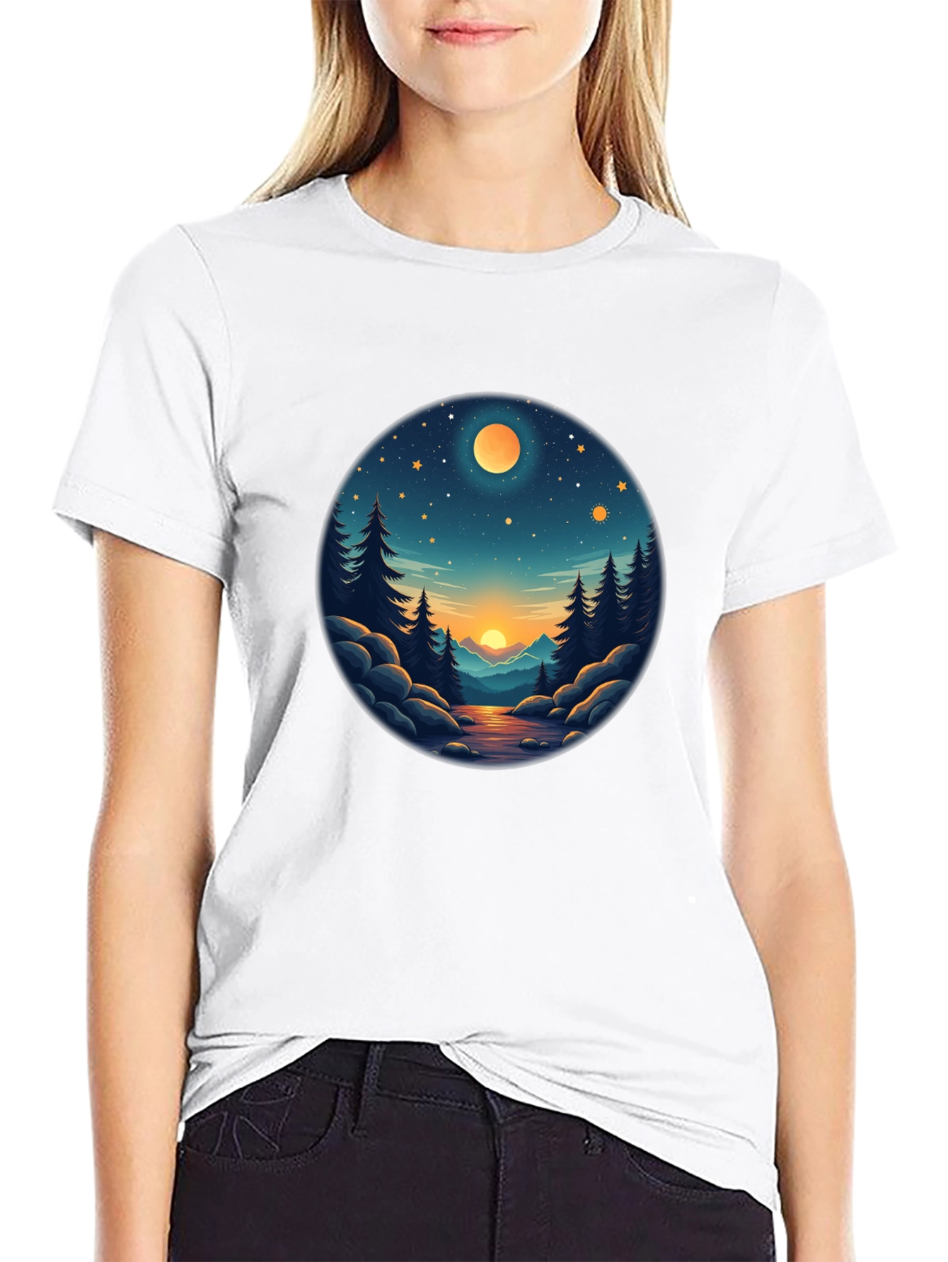 Natures Nightscape Tee