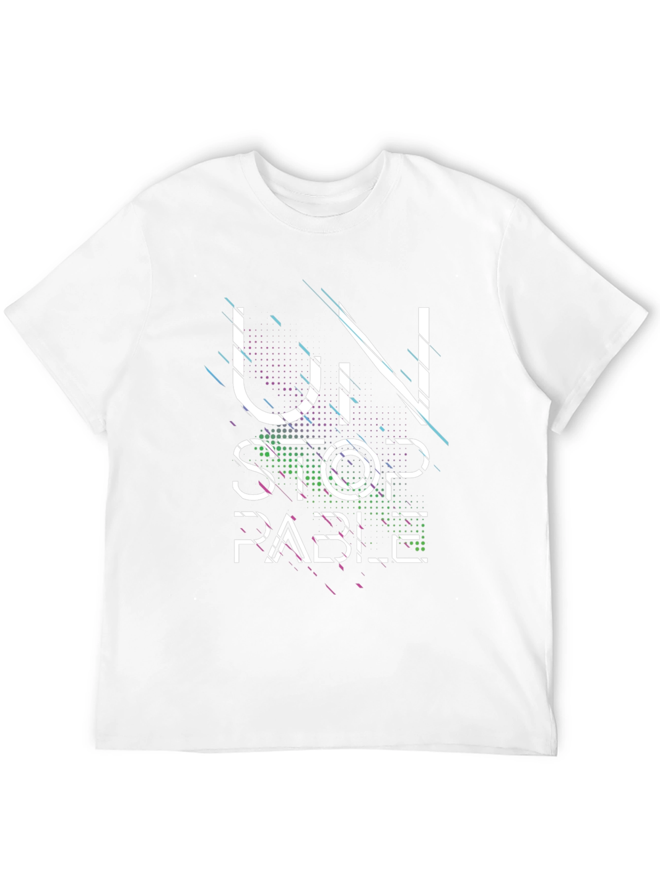 Unstoppable Graphic Print Black T-Shirt