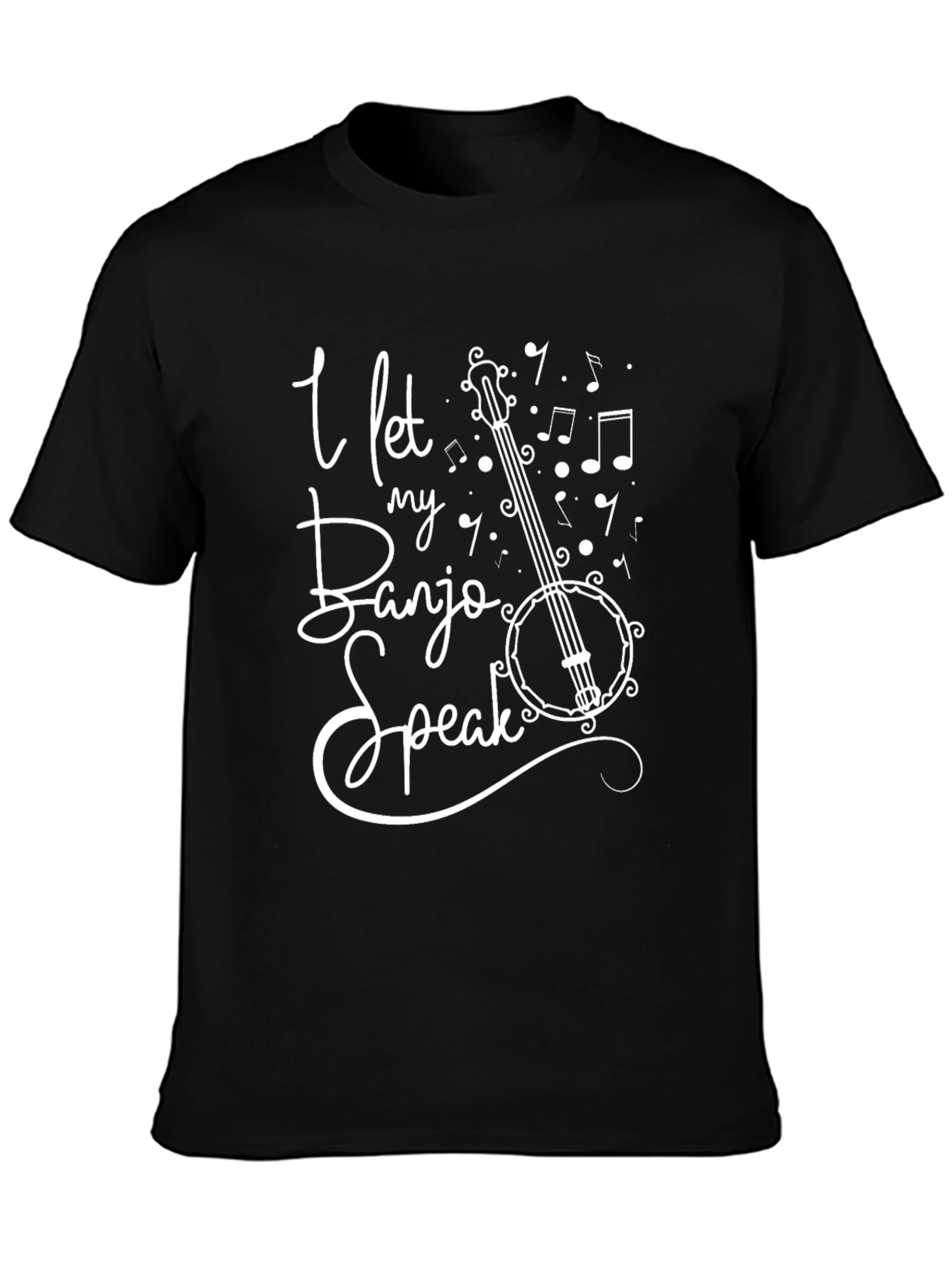 Banjo T-Shirt: Let My Banjo Speak Graphic Tee