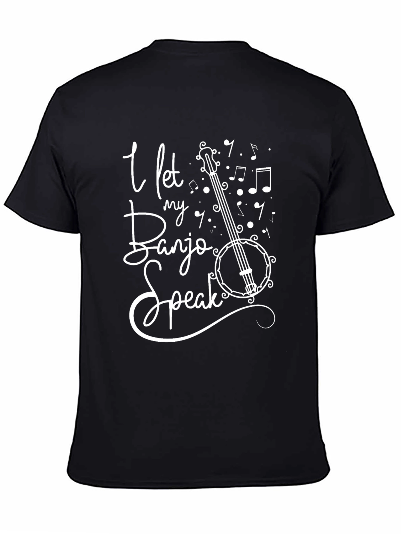 Banjo T-Shirt: Let My Banjo Speak Graphic Tee