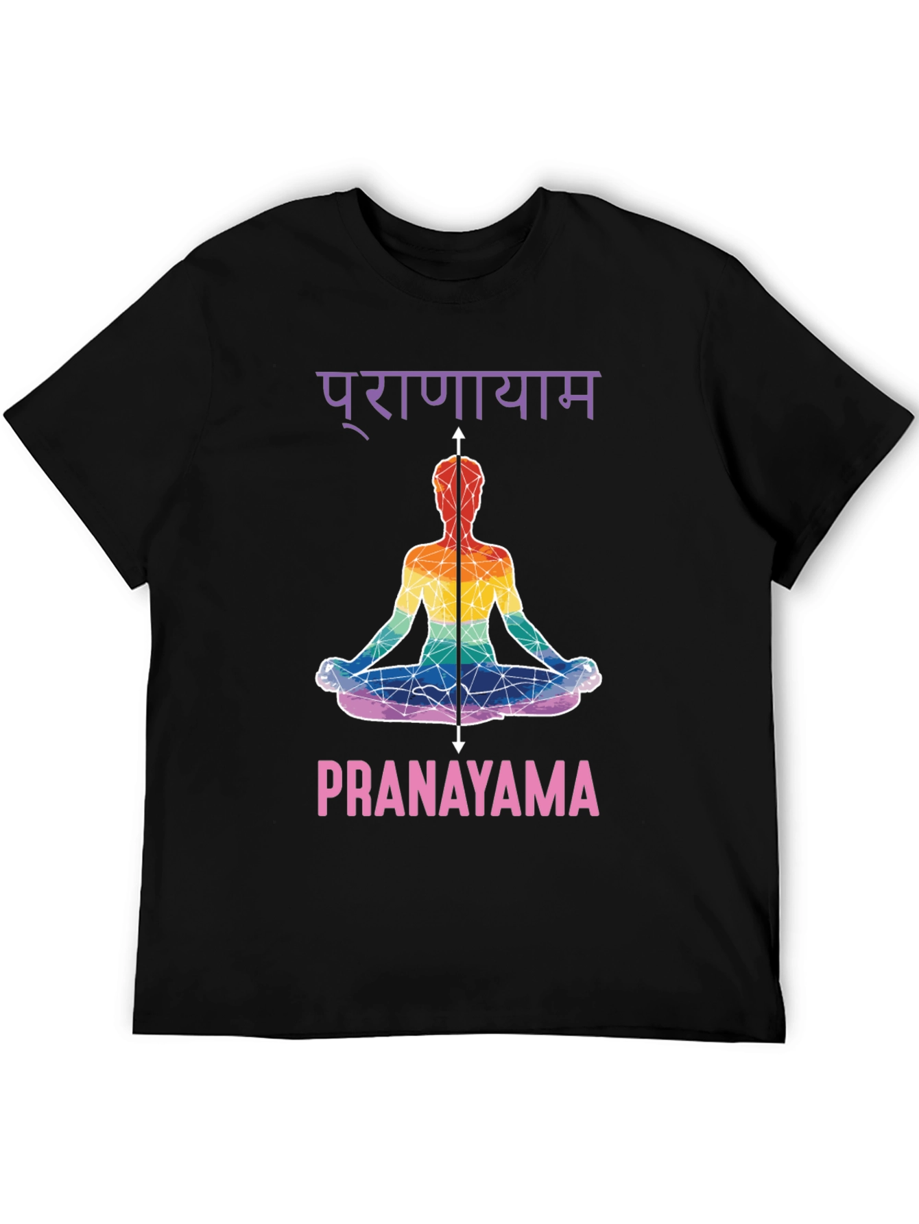 Pranayama Yoga T-Shirt - Meditative Design