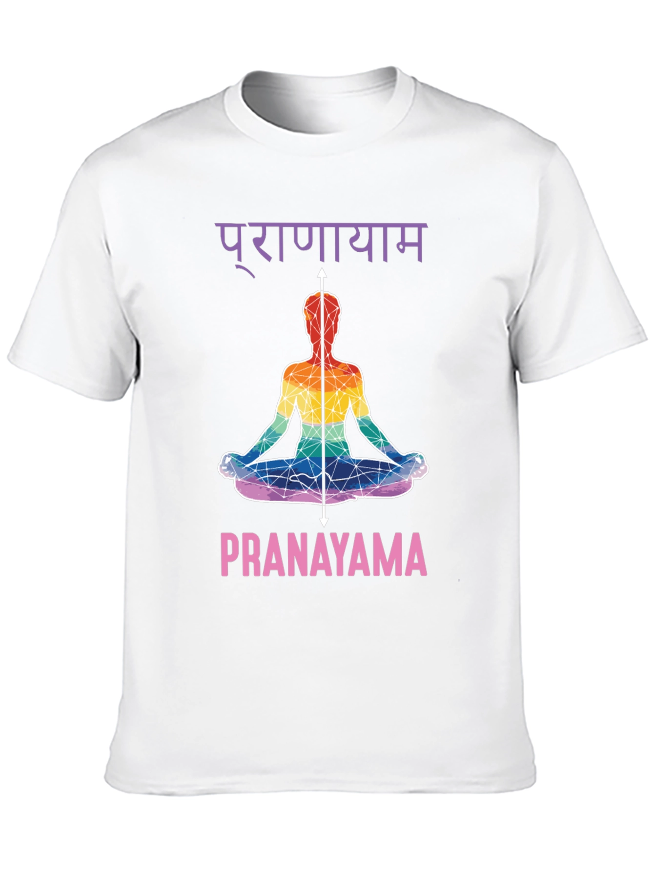 Pranayama Yoga T-Shirt - Meditative Design