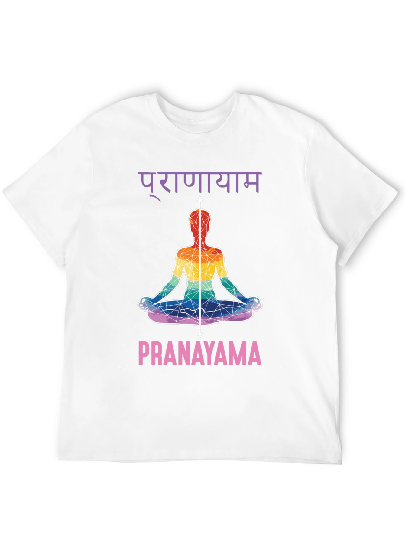 Pranayama Yoga T-Shirt - Meditative Design