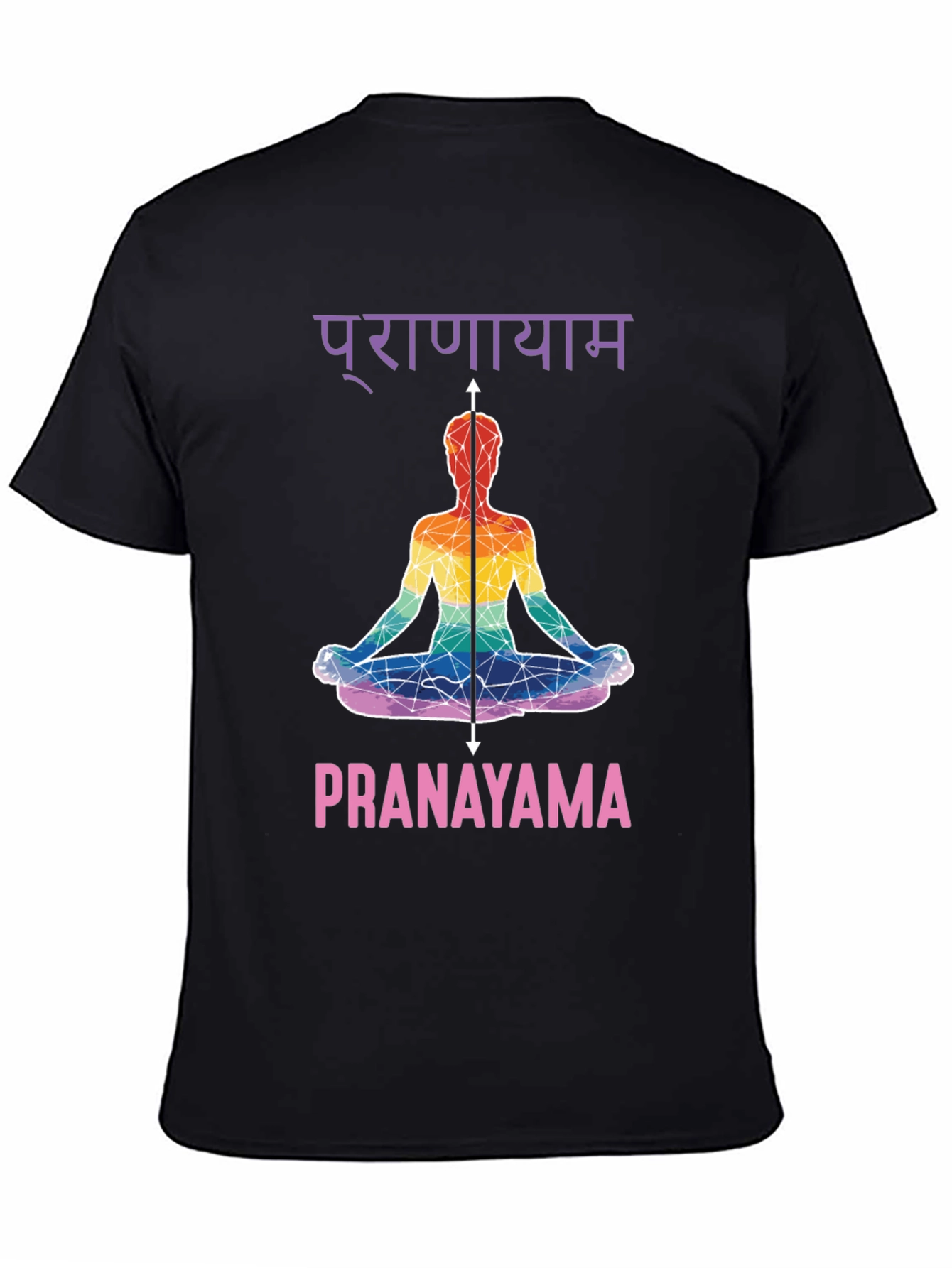 Pranayama Yoga T-Shirt - Meditative Design