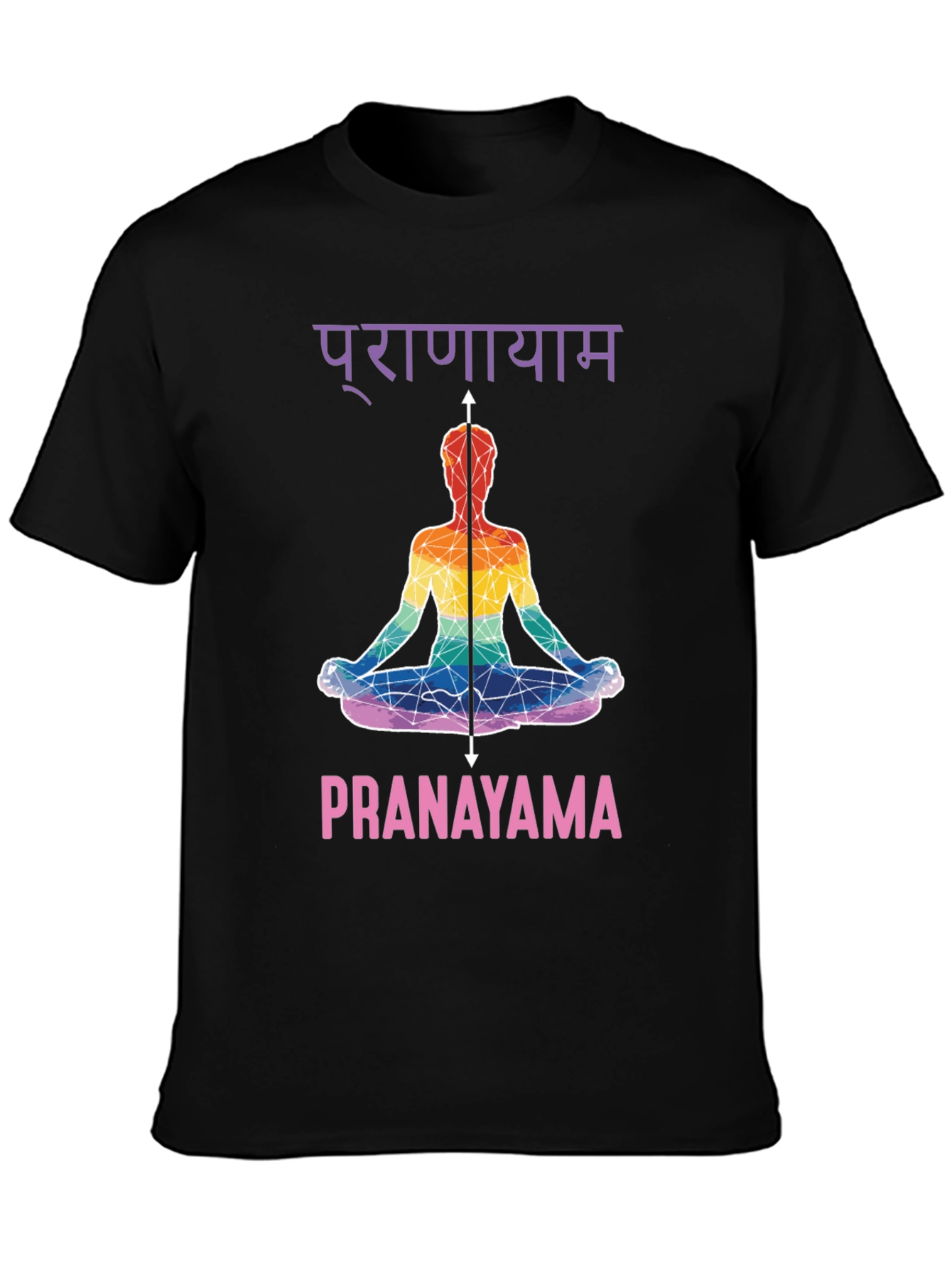 Pranayama Yoga T-Shirt - Meditative Design