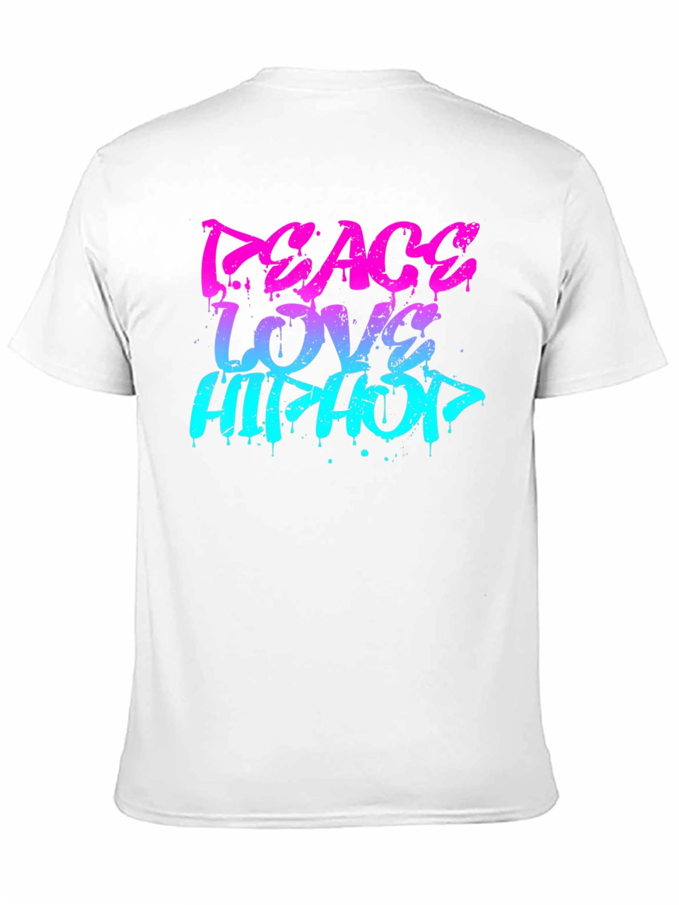 Peace Love Hip Hop Graphic T-Shirt