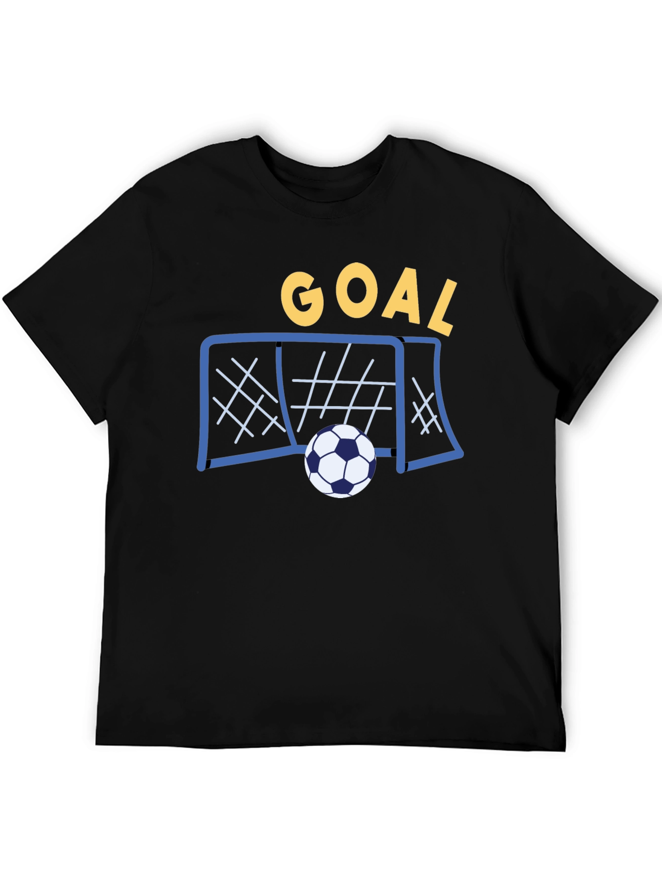 Goal! Soccer T-Shirt - Black Cotton Tee