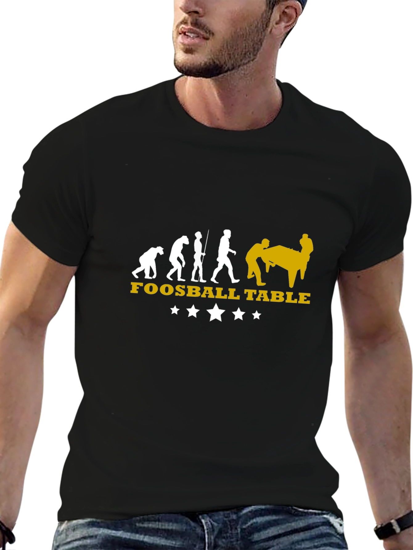 Foosball Evolution Graphic T-Shirt