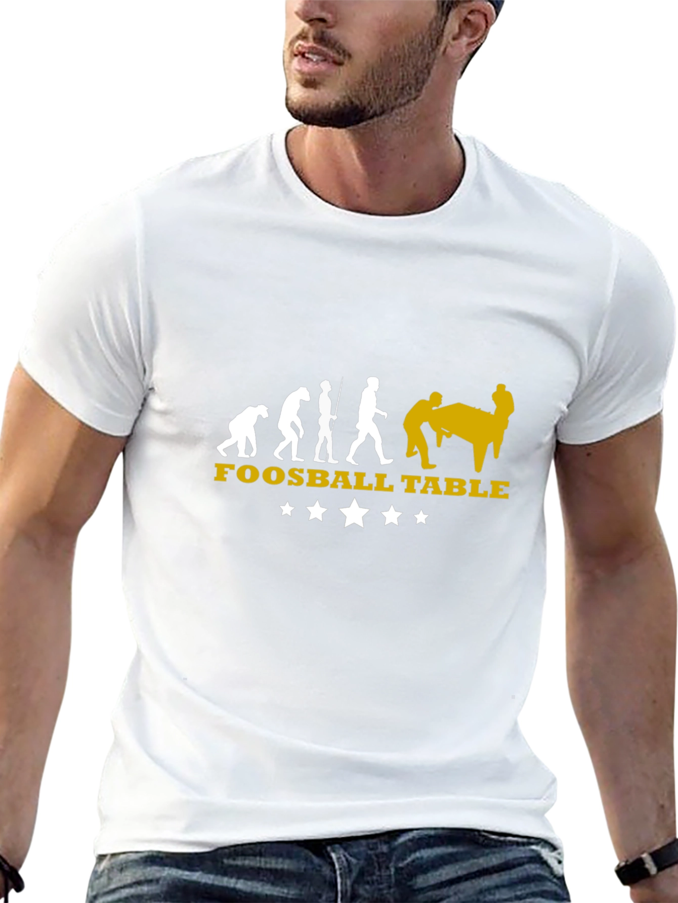 Foosball Evolution Graphic T-Shirt