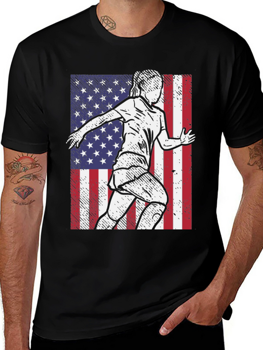 USA Soccer Player Graphic Tee