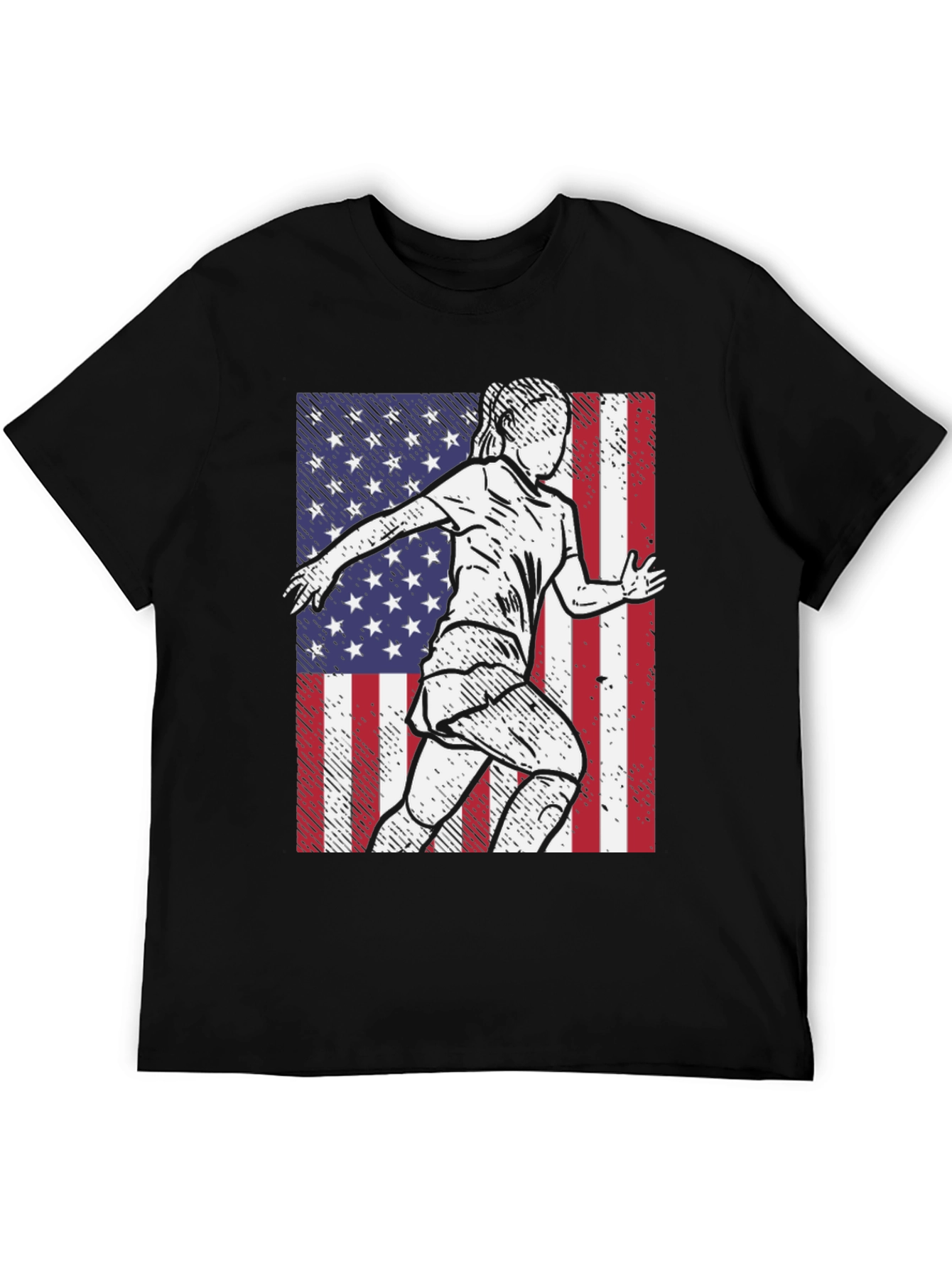 USA Soccer Player Graphic Tee