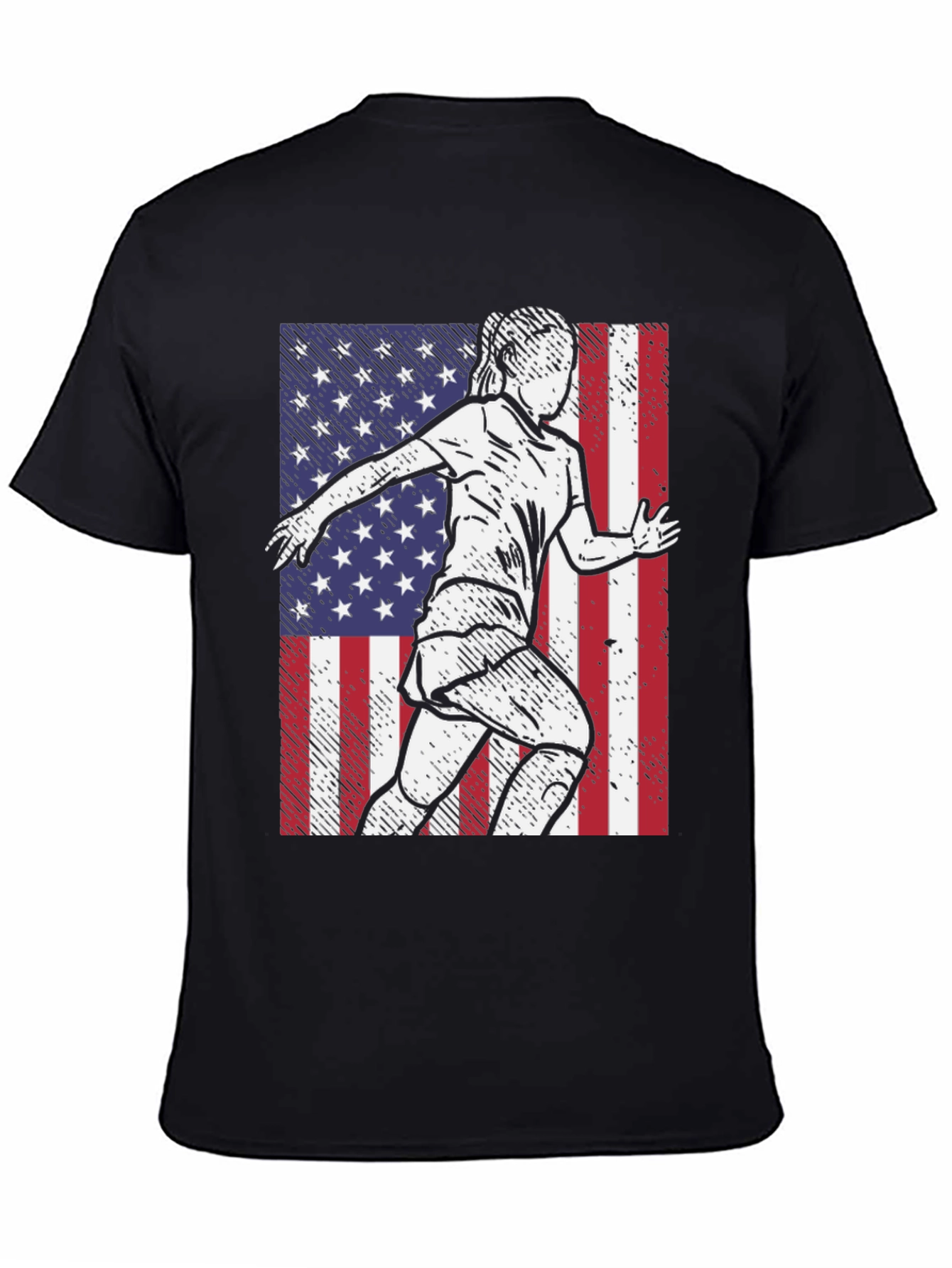 USA Soccer Player Graphic Tee