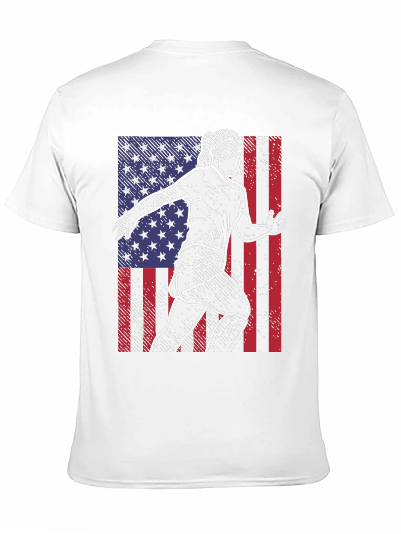 USA Soccer Player Graphic Tee
