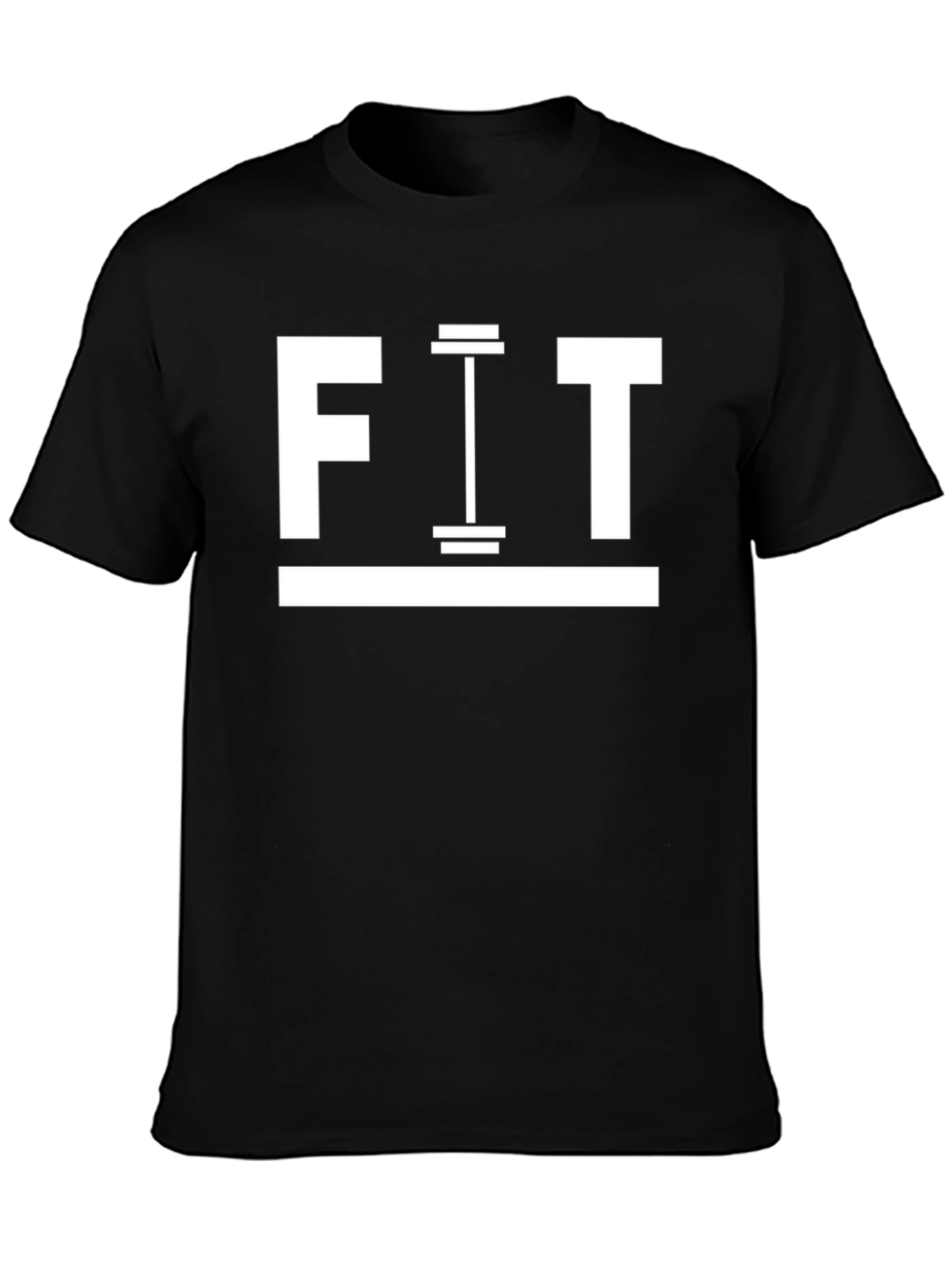 Mens Black FIT Gym T-Shirt