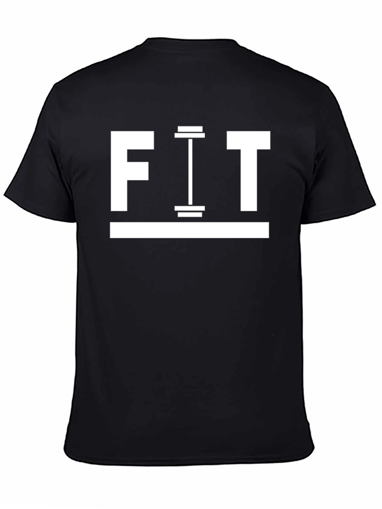 Mens Black FIT Gym T-Shirt