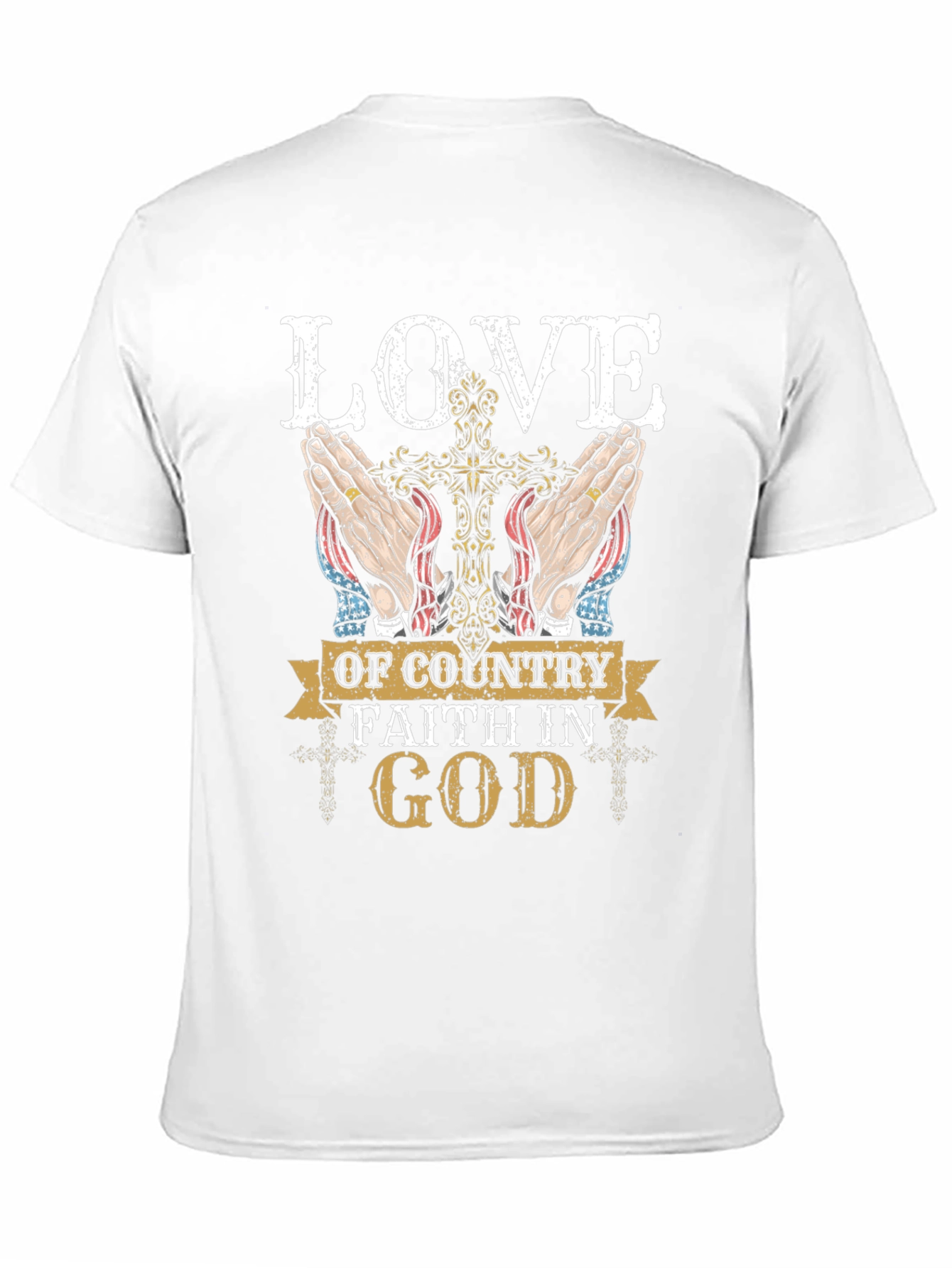 Love of Country Faith in God Graphic T-Shirt