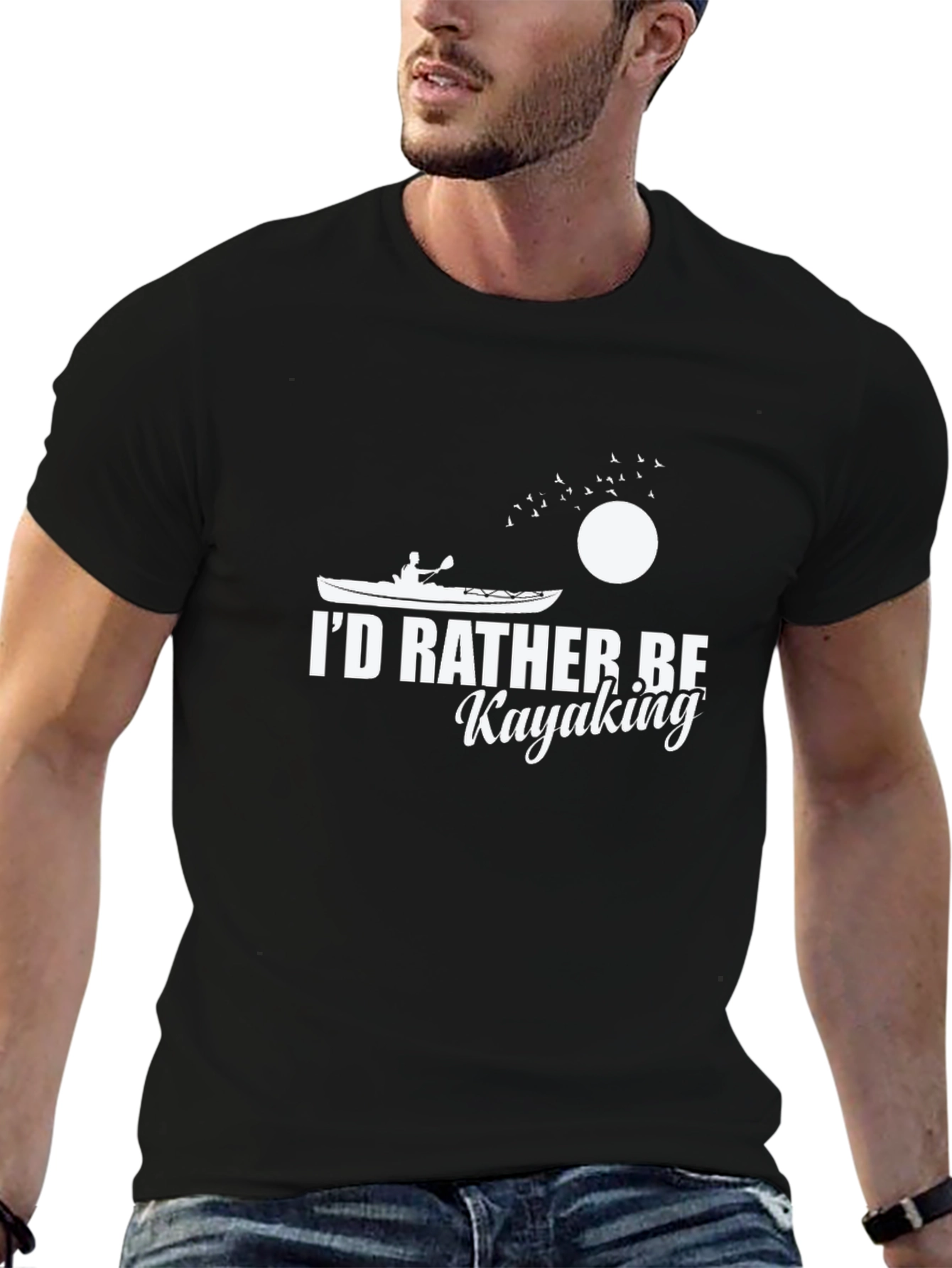 Kayak Lover T-Shirt - Id Rather Be Kayaking