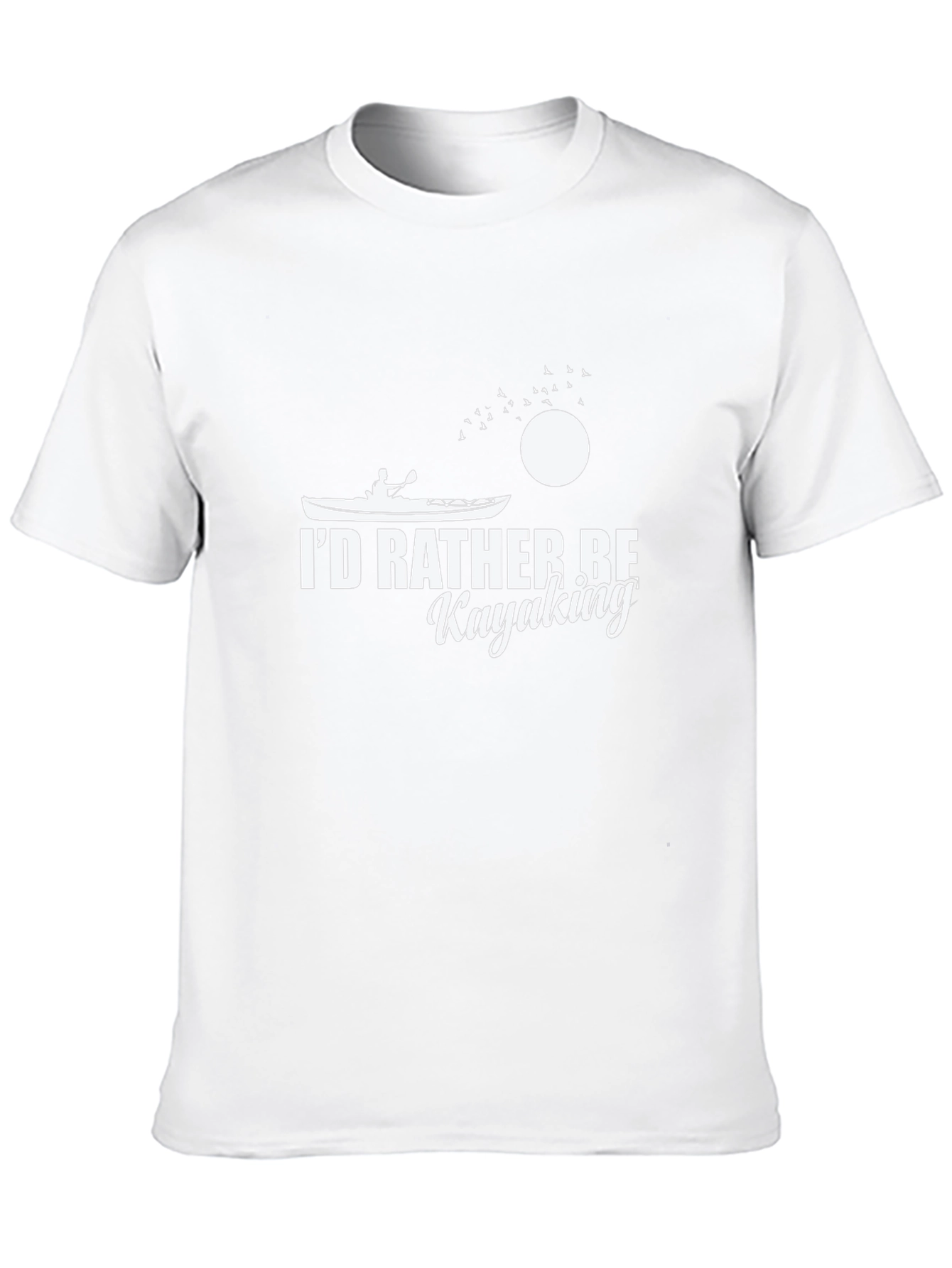 Kayak Lover T-Shirt - Id Rather Be Kayaking