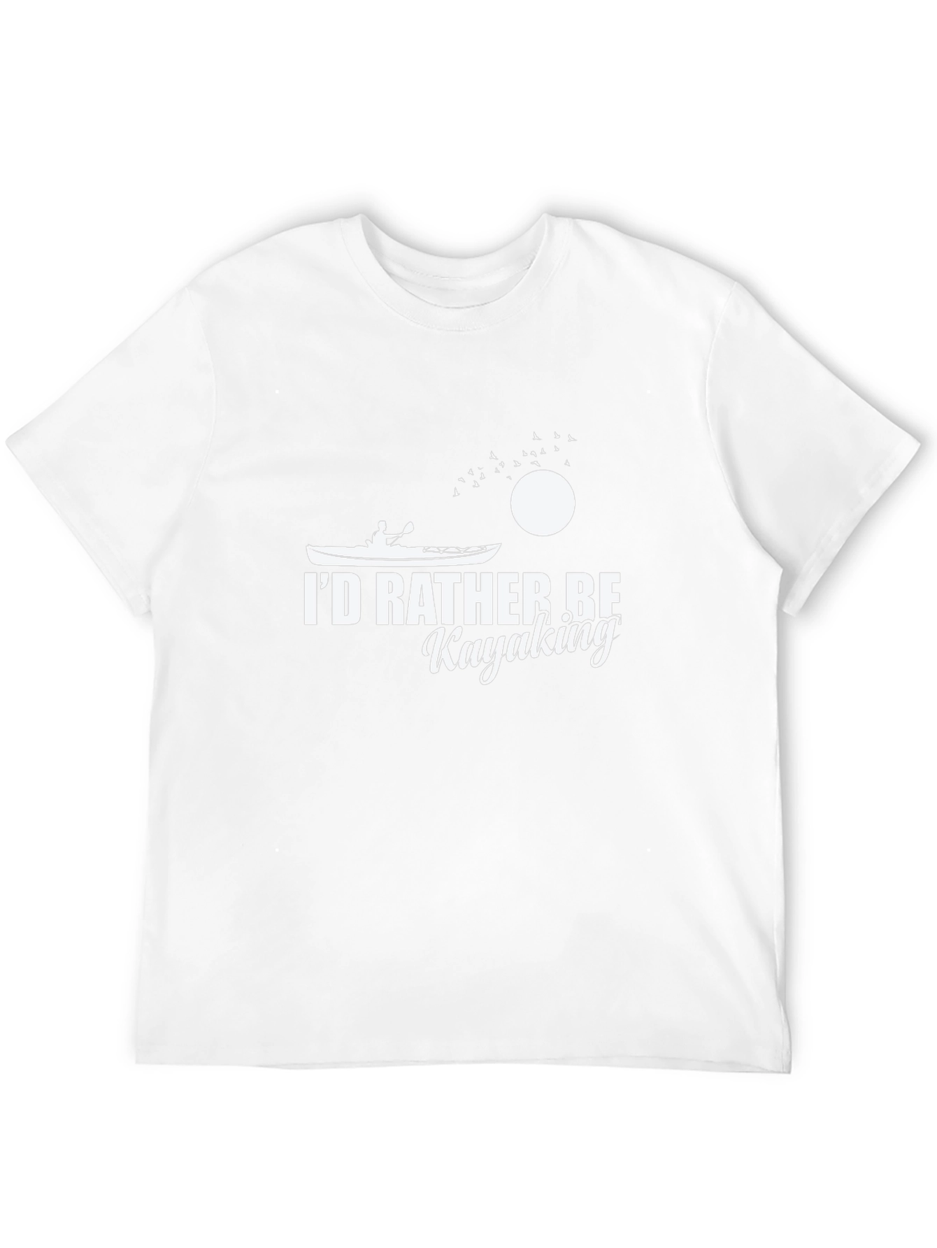 Kayak Lover T-Shirt - Id Rather Be Kayaking