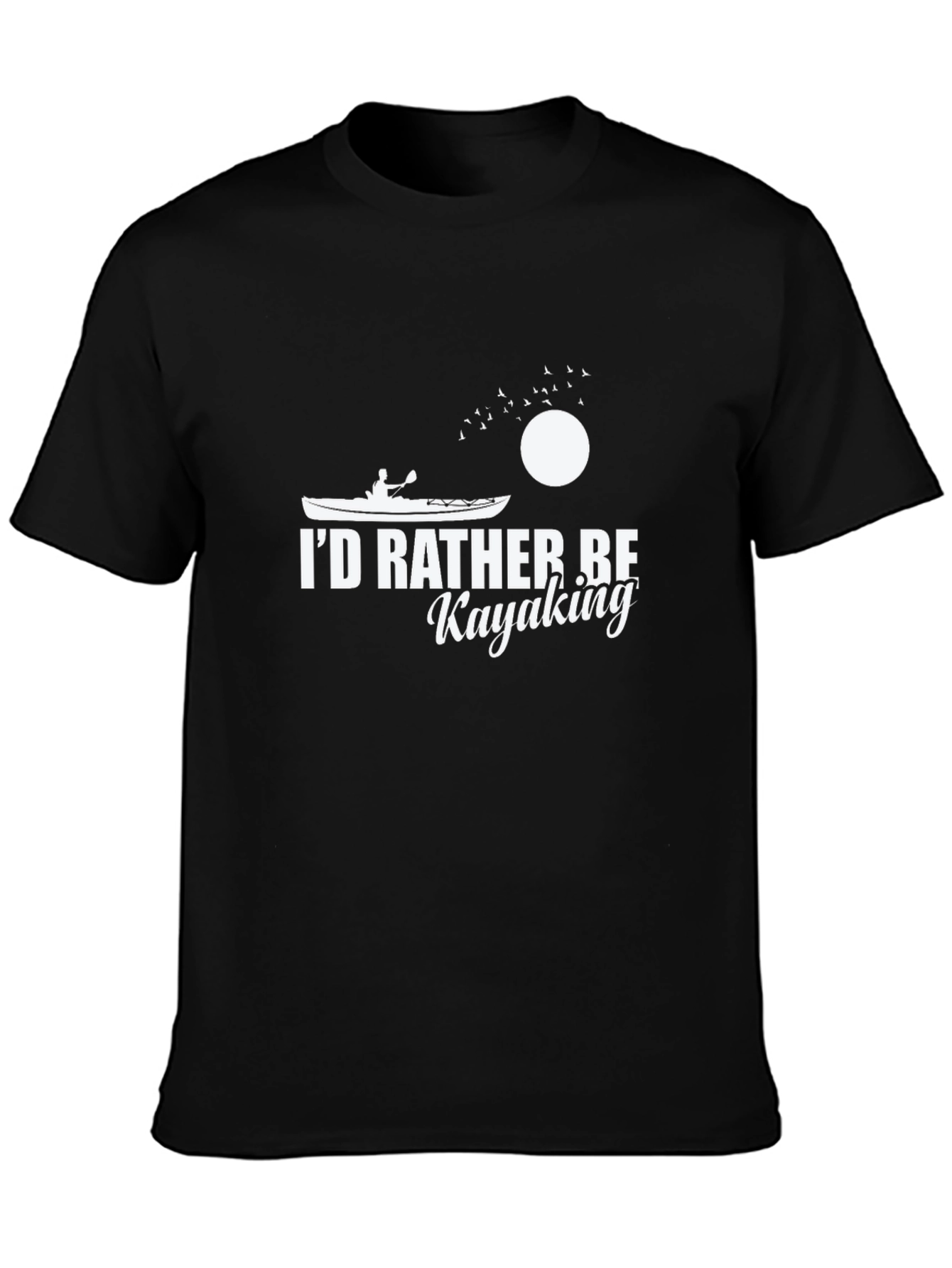 Kayak Lover T-Shirt - Id Rather Be Kayaking
