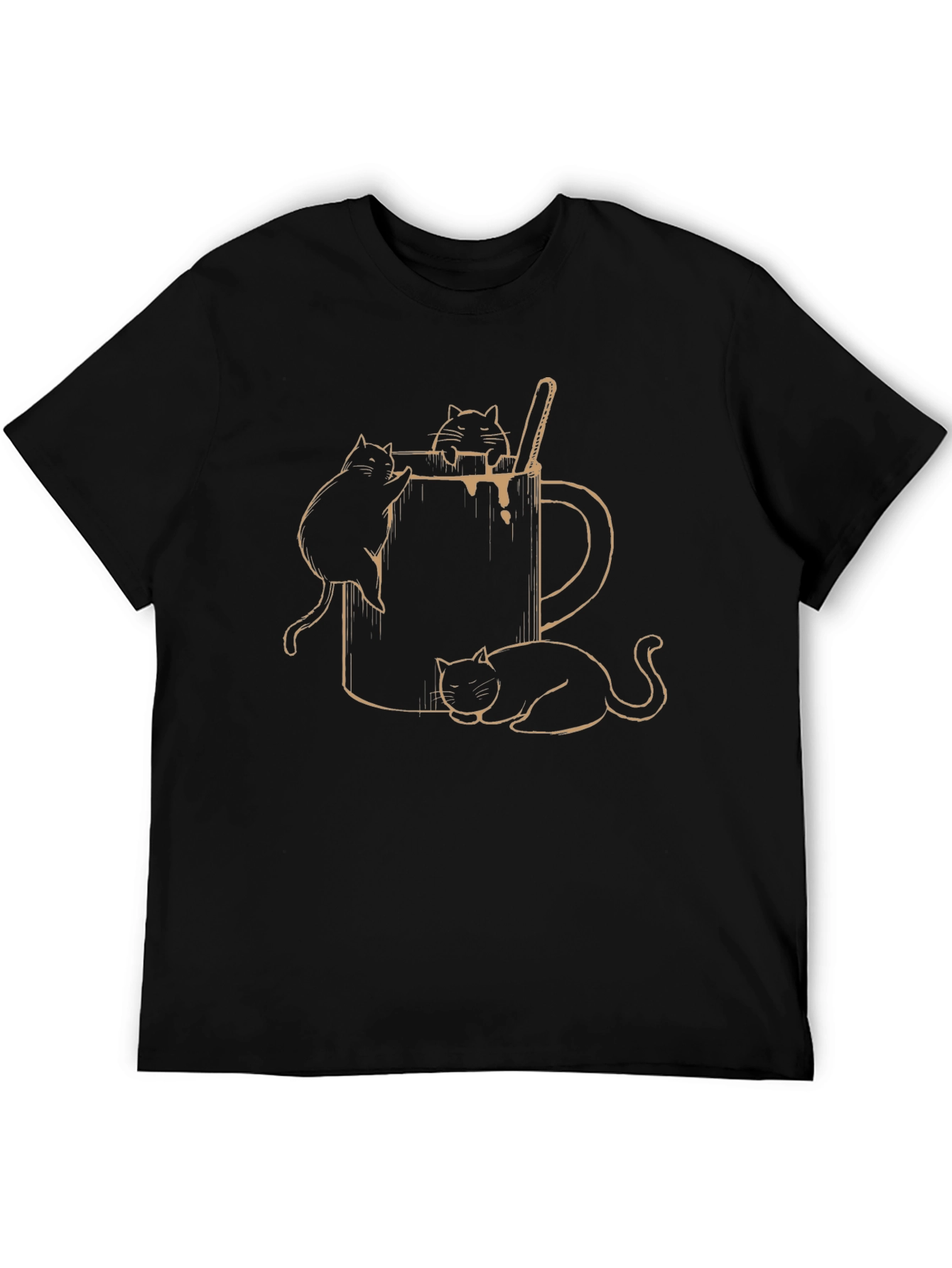 Cats in Cocoa Mug Graphic T-Shirt