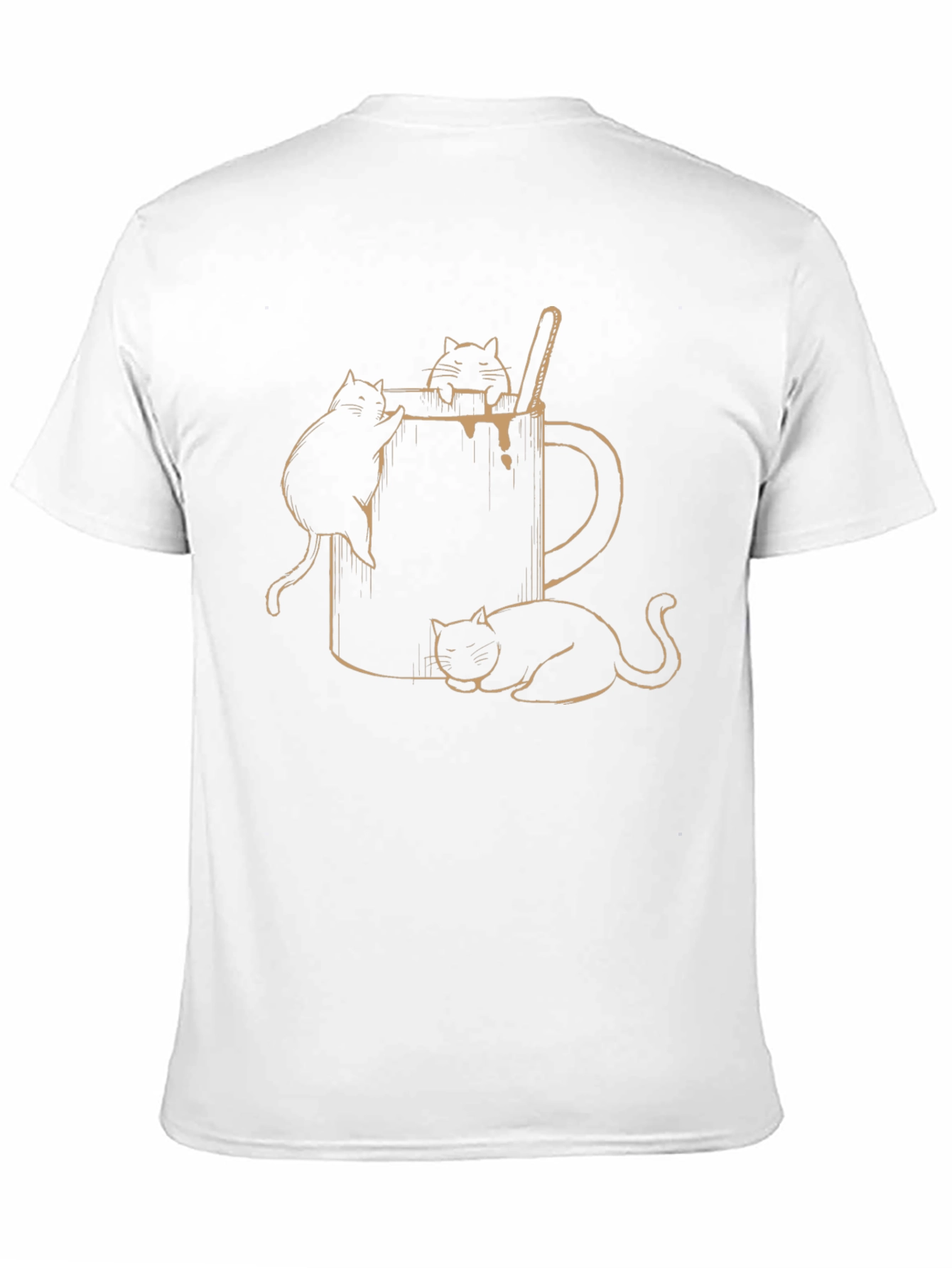 Cats in Cocoa Mug Graphic T-Shirt