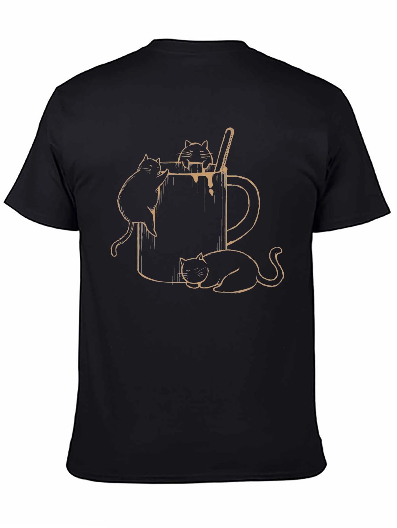 Cats in Cocoa Mug Graphic T-Shirt
