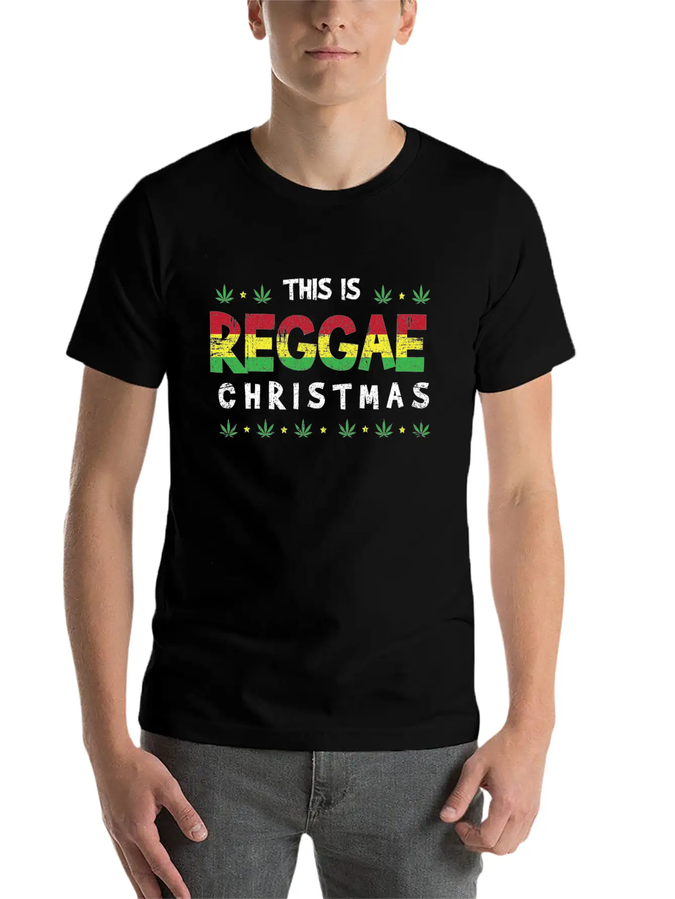 Jamaican Christmas Reggae Timeless Short Sleeve Tee – Comfy And Minimalist Design