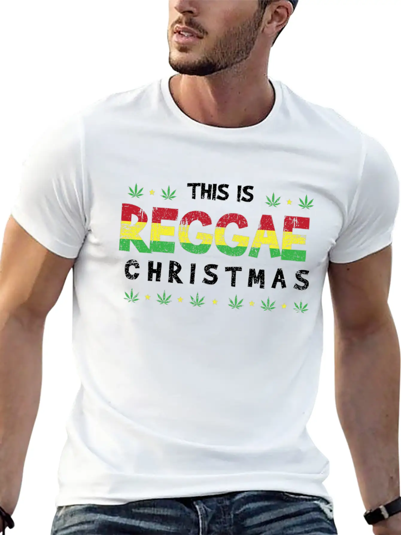 Jamaican Christmas Reggae Timeless Short Sleeve Tee – Comfy And Minimalist Design