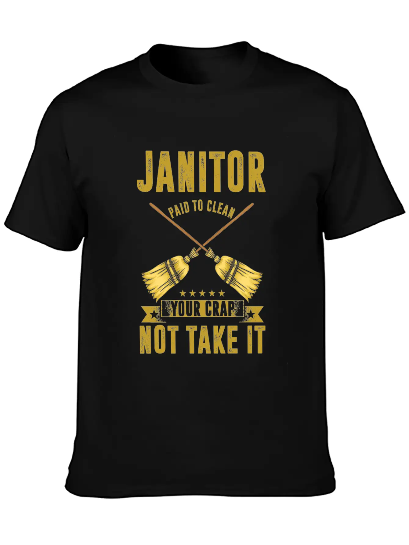 Janitor Paiod To Clean Janitors Cleaners Gift Basic Graphic T-Shirt – Daily Comfort In Soft Cotton