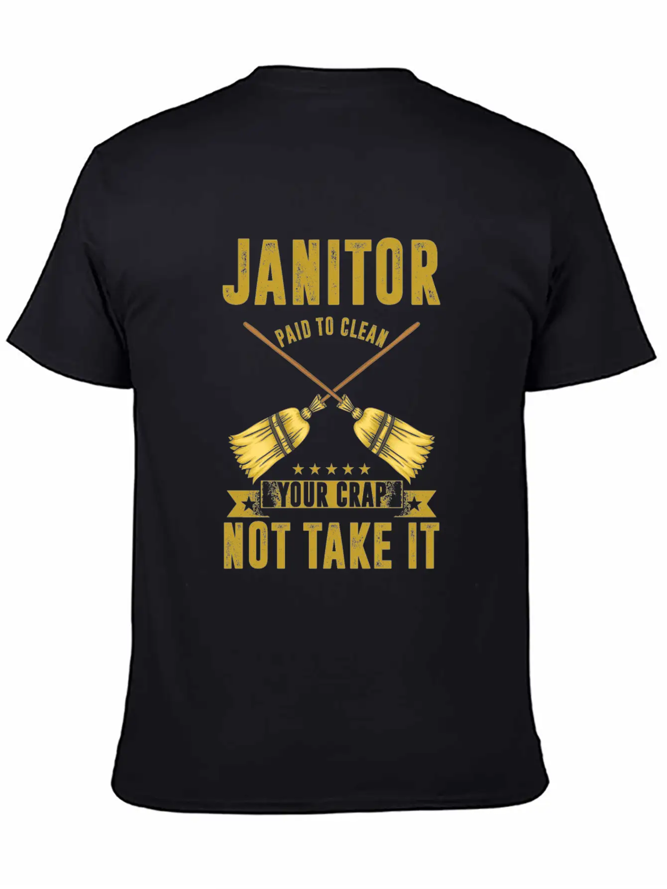 Janitor Paiod To Clean Janitors Cleaners Gift Basic Graphic T-Shirt – Daily Comfort In Soft Cotton