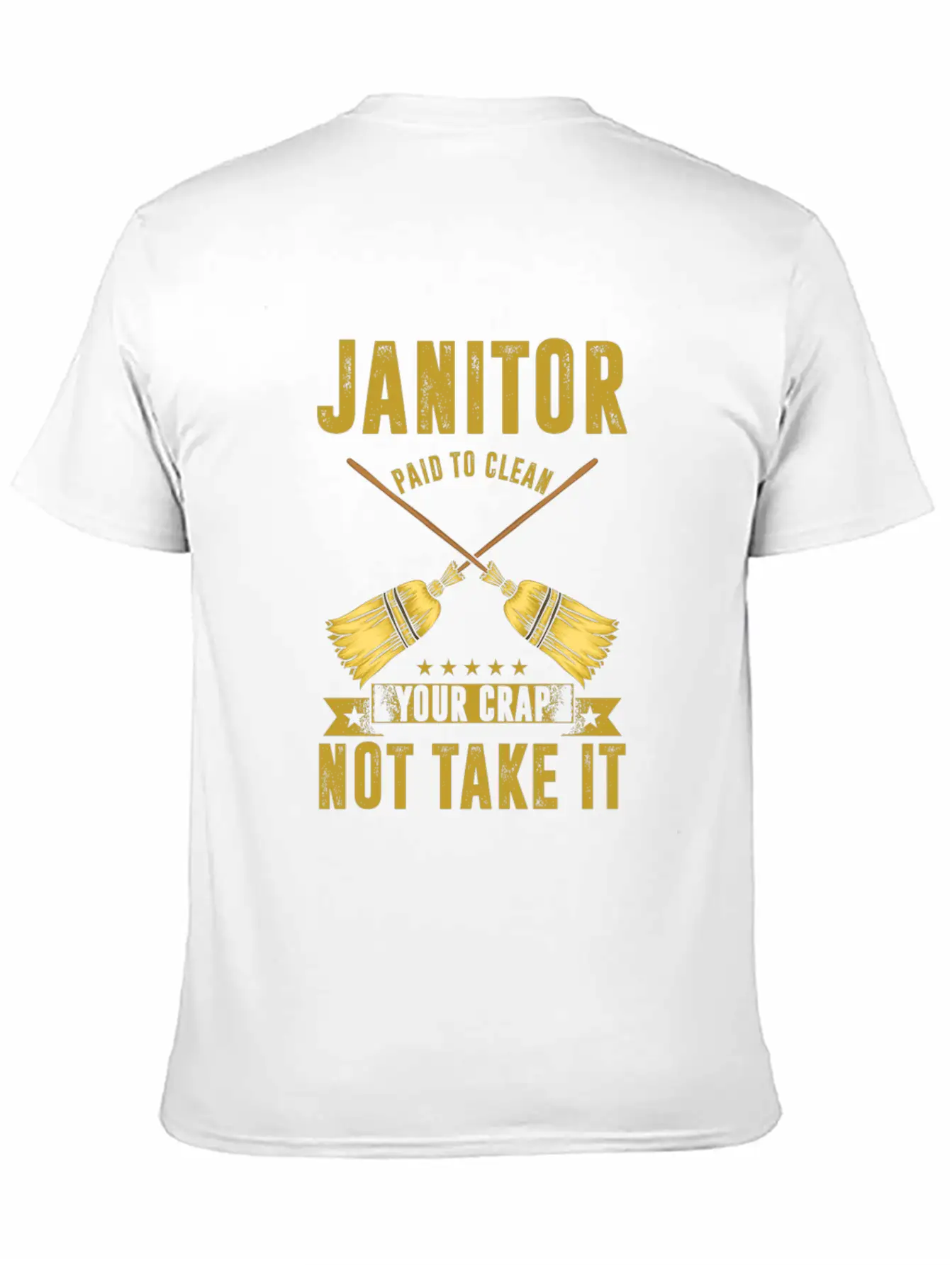 Janitor Paiod To Clean Janitors Cleaners Gift Basic Graphic T-Shirt – Daily Comfort In Soft Cotton