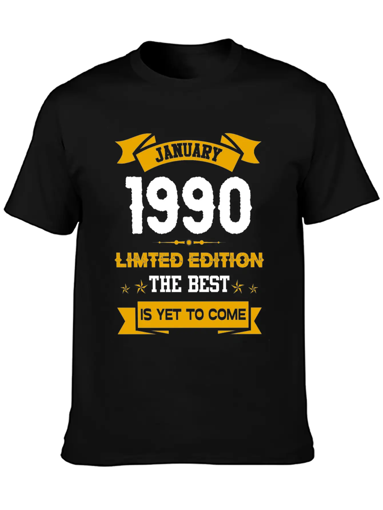January 1990 Birthday Surprise Timeless Short Sleeve Tee – Comfy And Minimalist Design